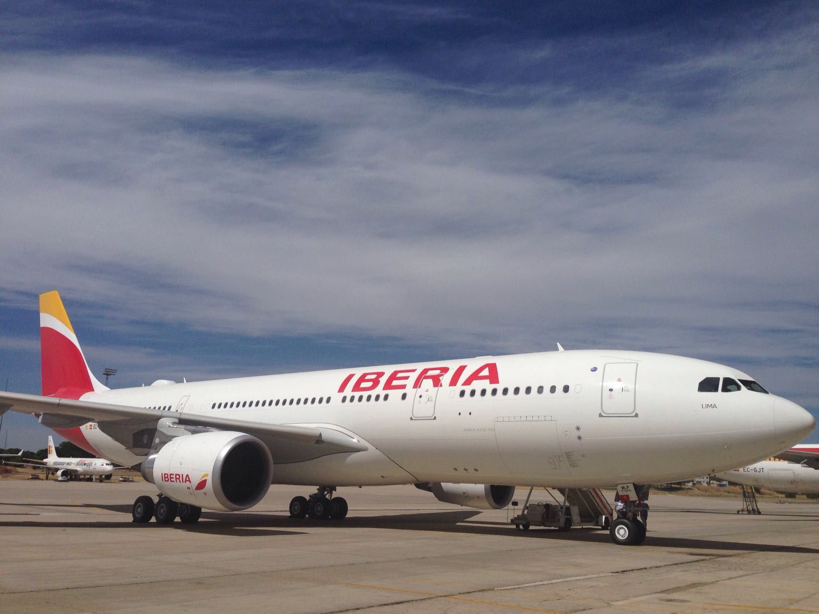 An Iberia aircraft. 