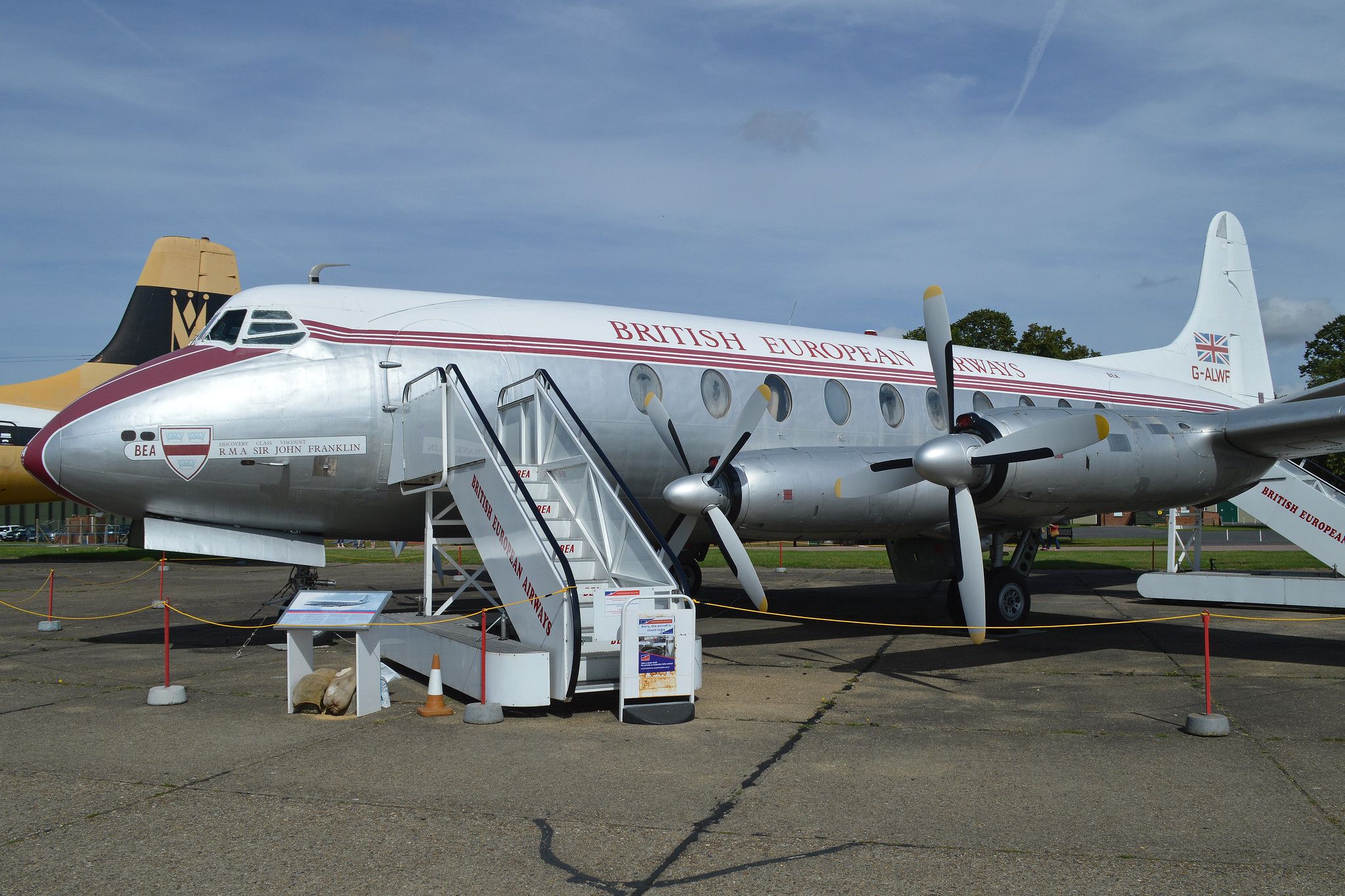 Vickers Viscount belonging to British European Airways