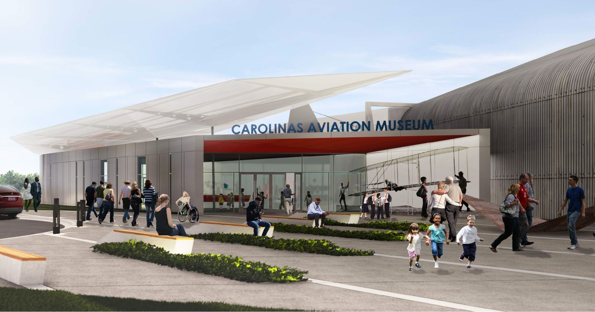 Carolinas Aviation Museum Rendering