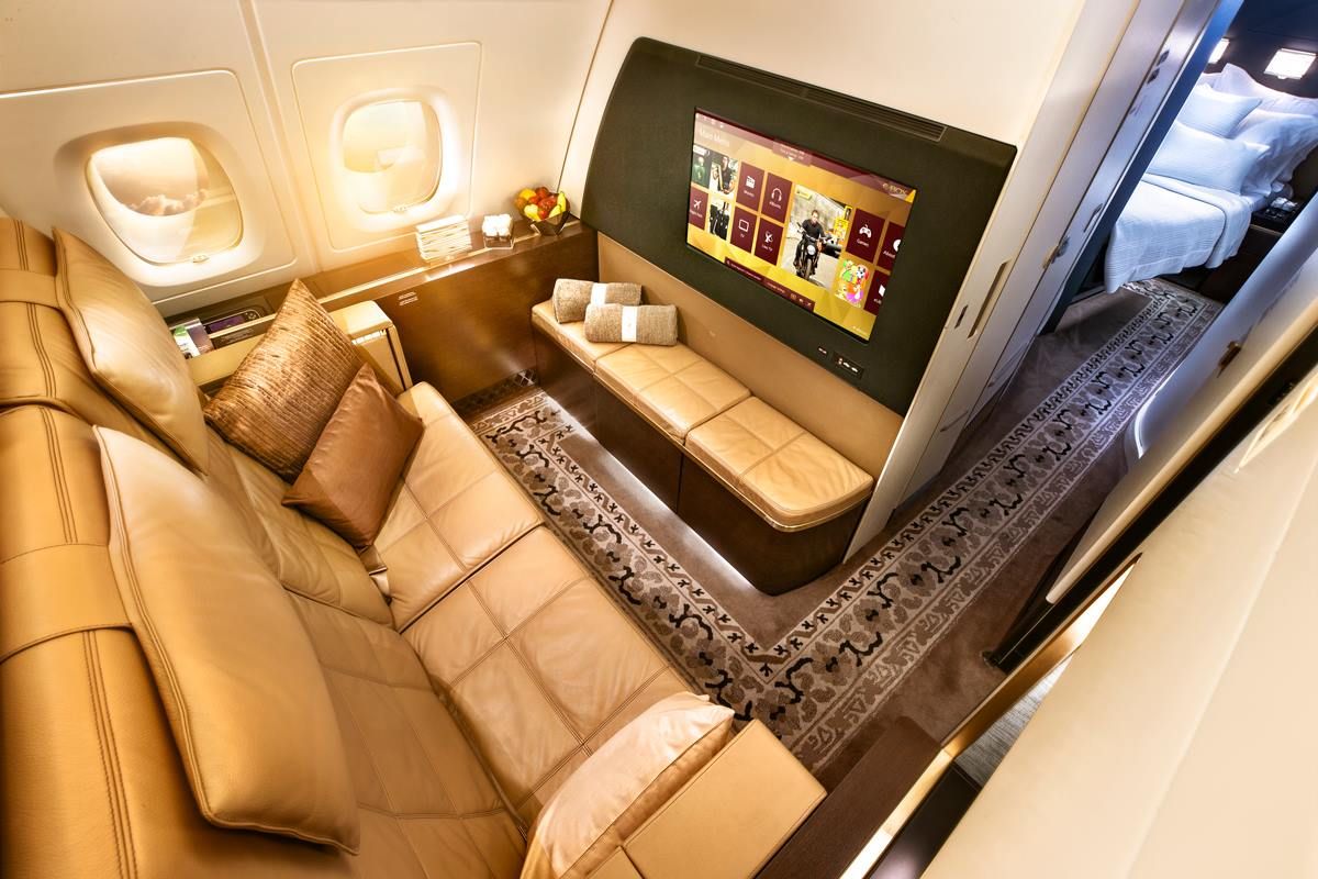Inside Etihad's "The Residence" on its Airbus A380.