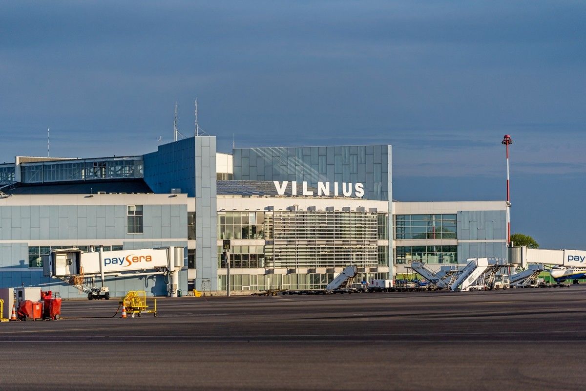 Vilnius airport departures terminal