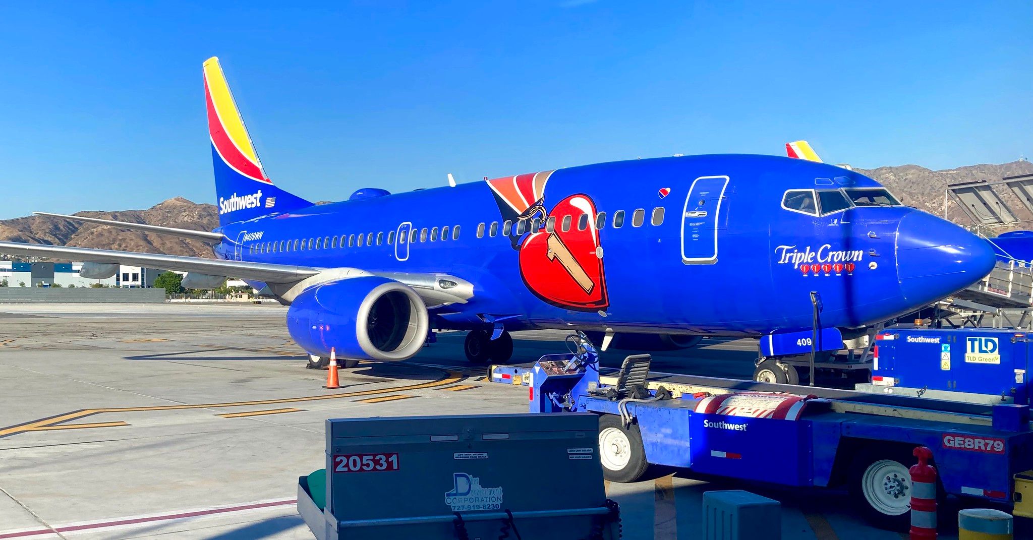 Southwest Airlines Boeing 737 Triple Crown One