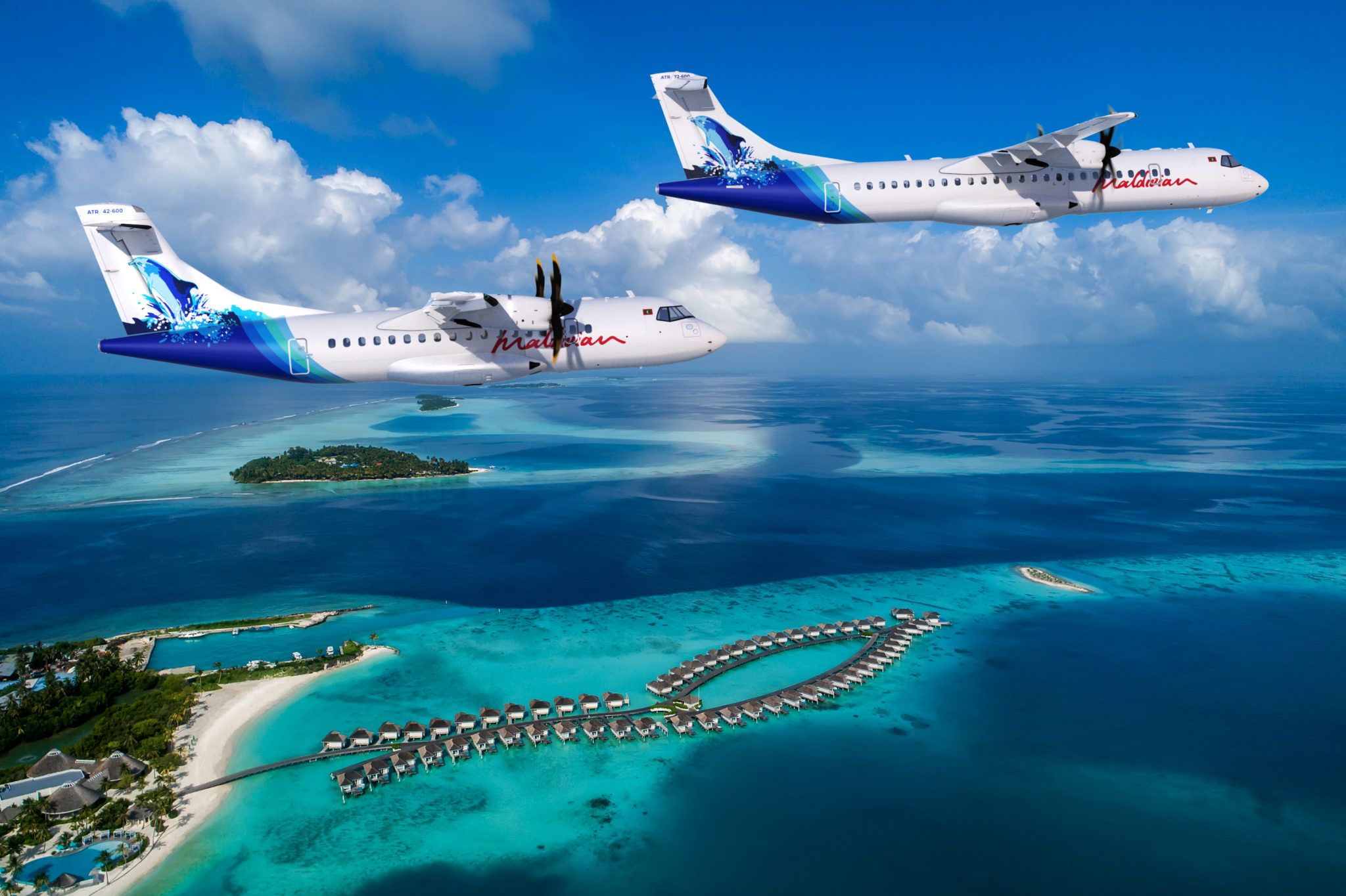 Maldivian ATR planes