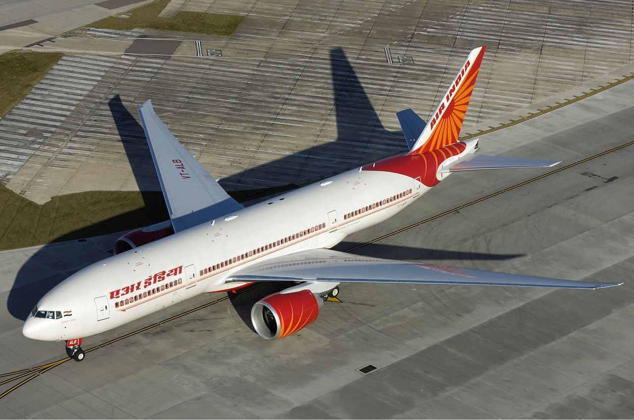 Air India B777-200LR taxiing