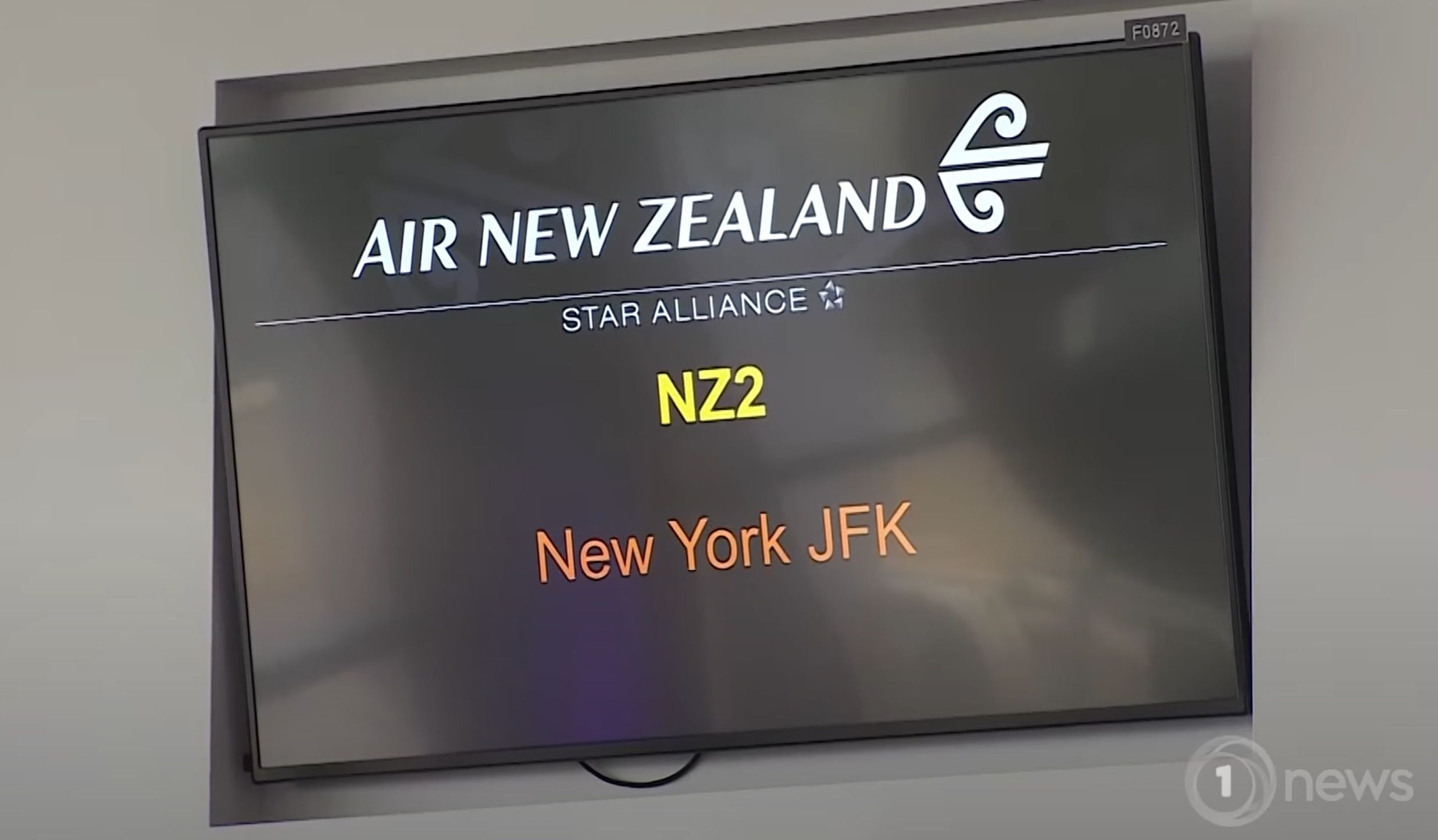 Air New Zealand Auckland to New York JFK