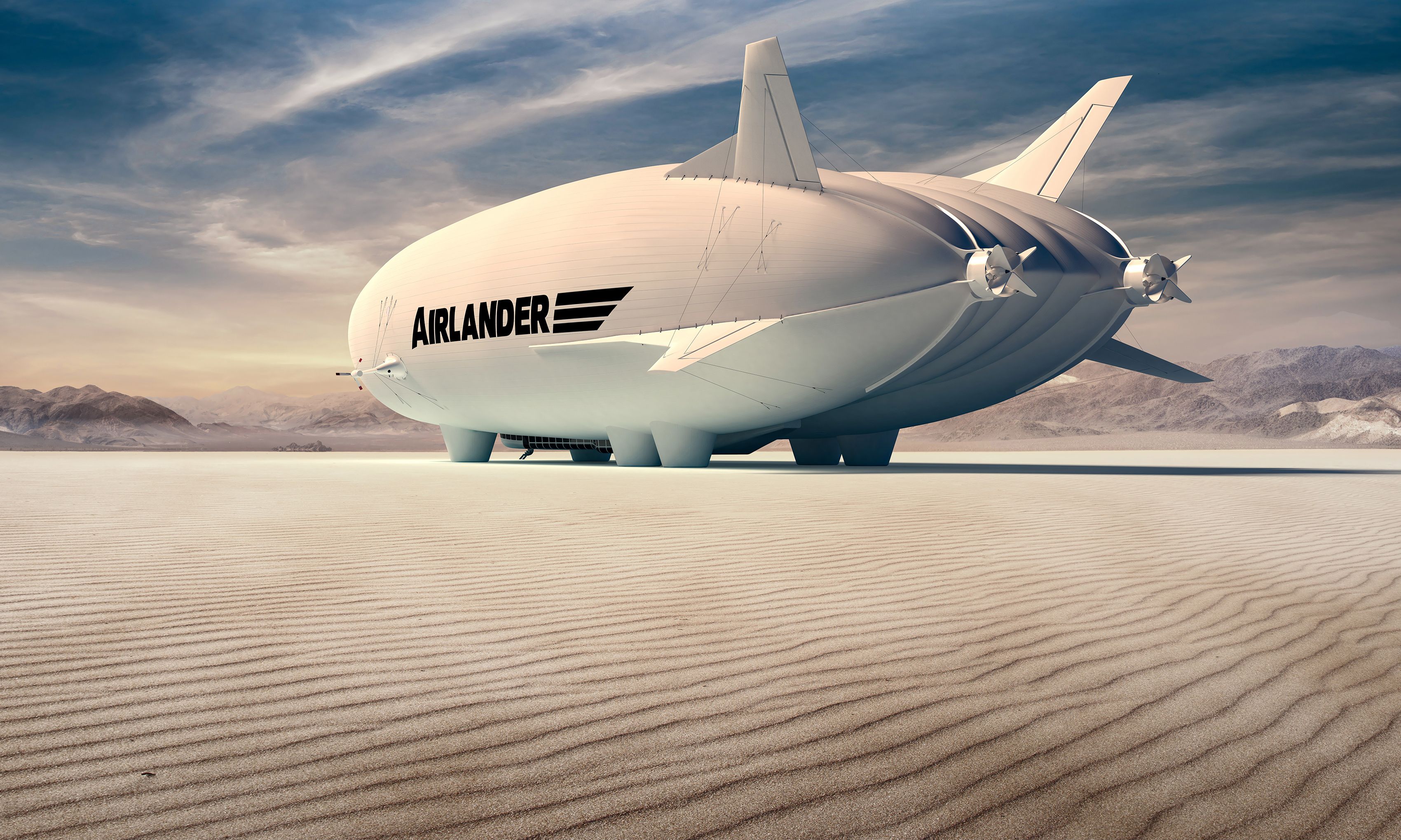 Airlander 10 Desert