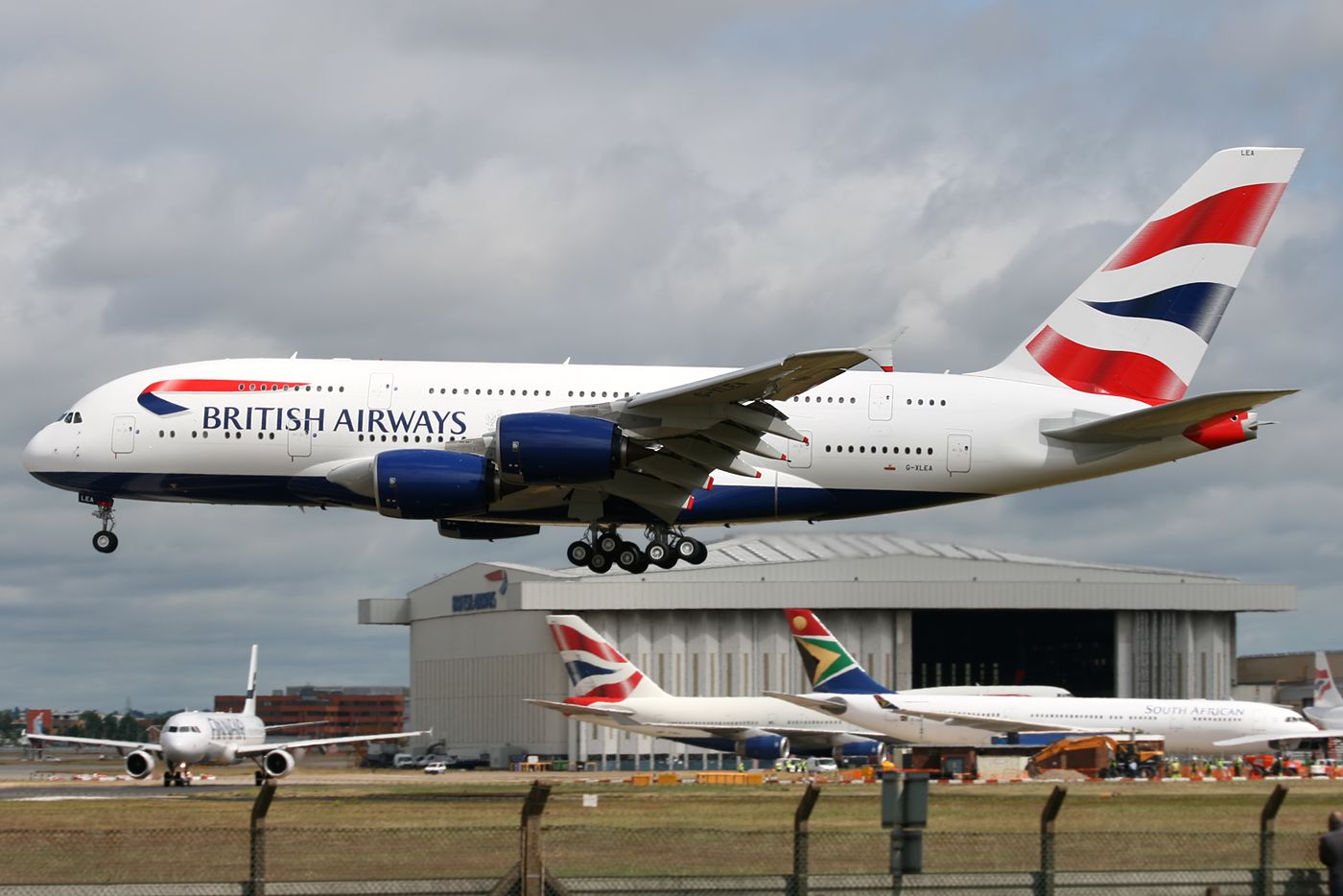 British Airways Airbus A380 G-XLEA