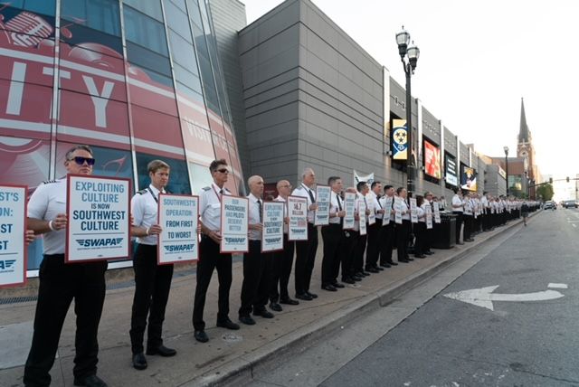 "Exploiting Culture Is Now Southwest Culture" - SWAPA Informational Picket