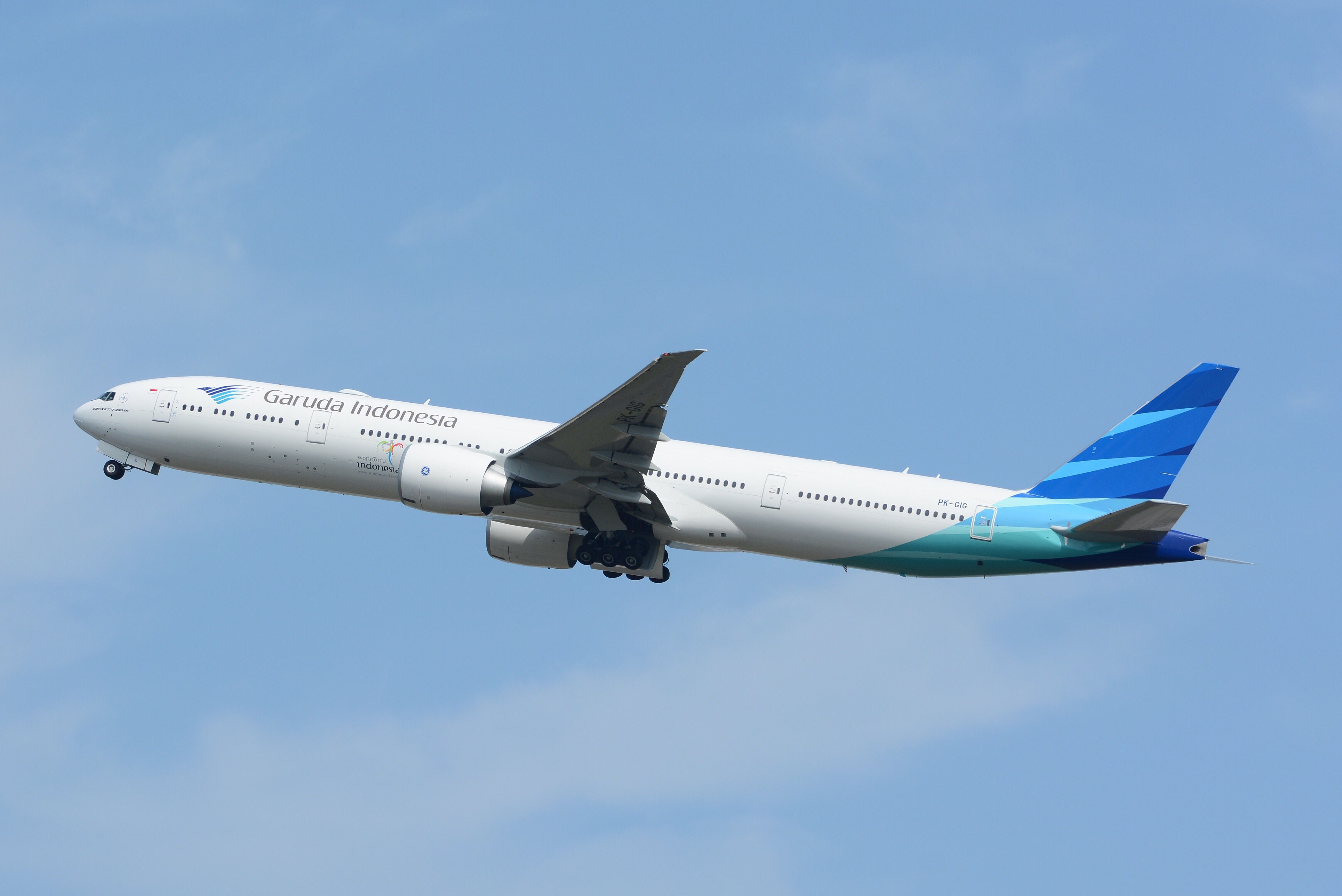 A Garuda International Boeing 777