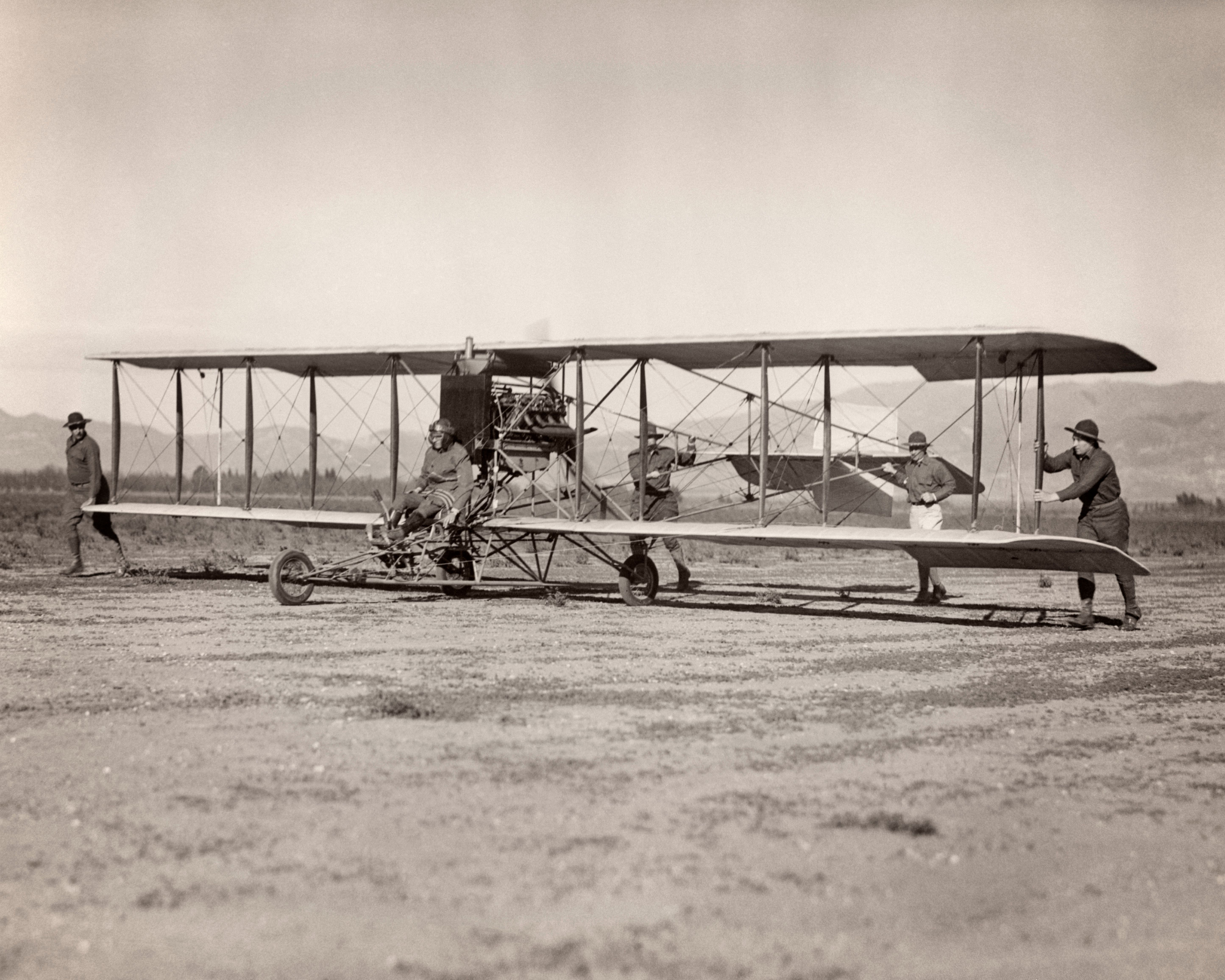 GettyImages-1062096986 Glenn Curtiss In Wright Aircraft