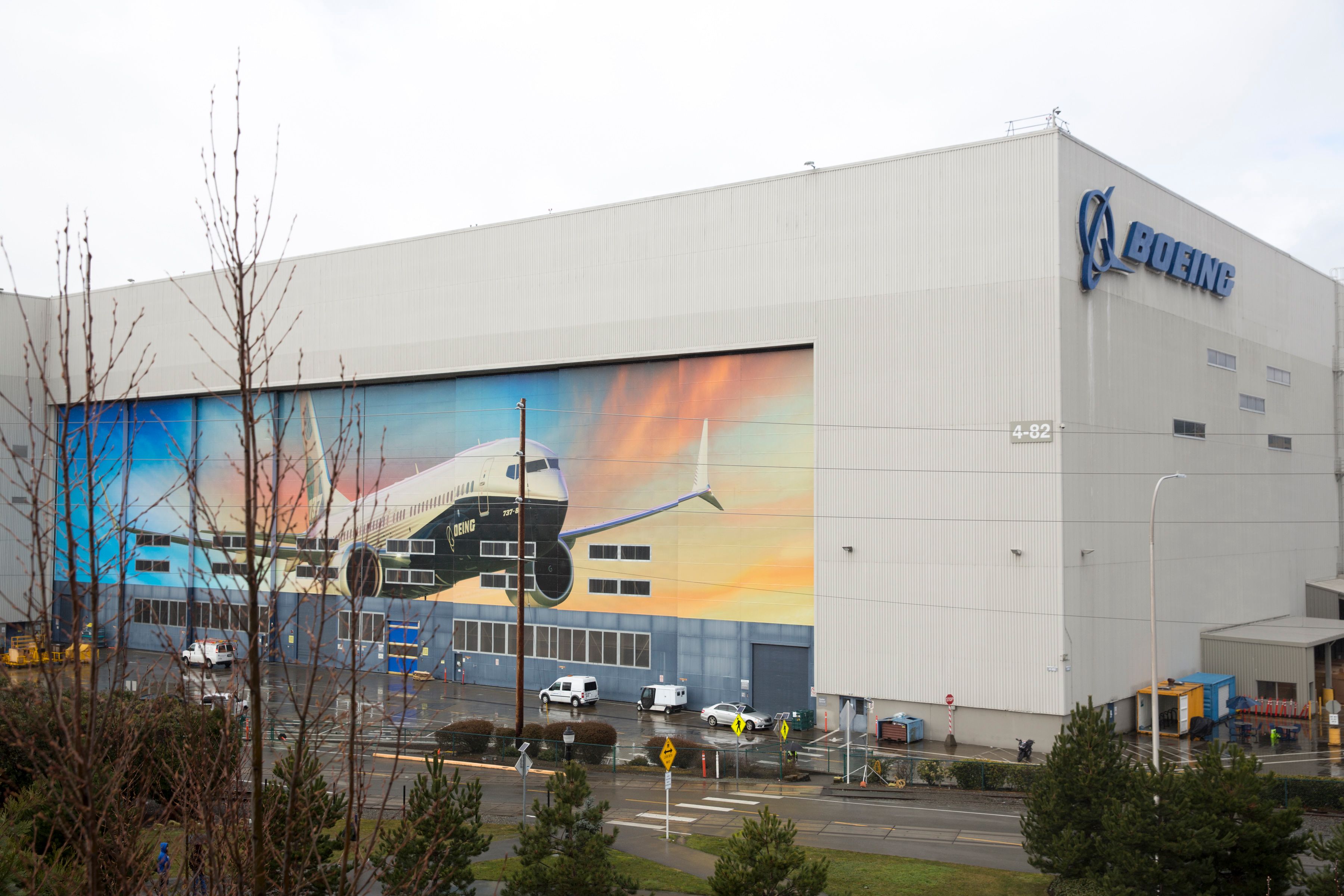 Boeing's factory in Renton