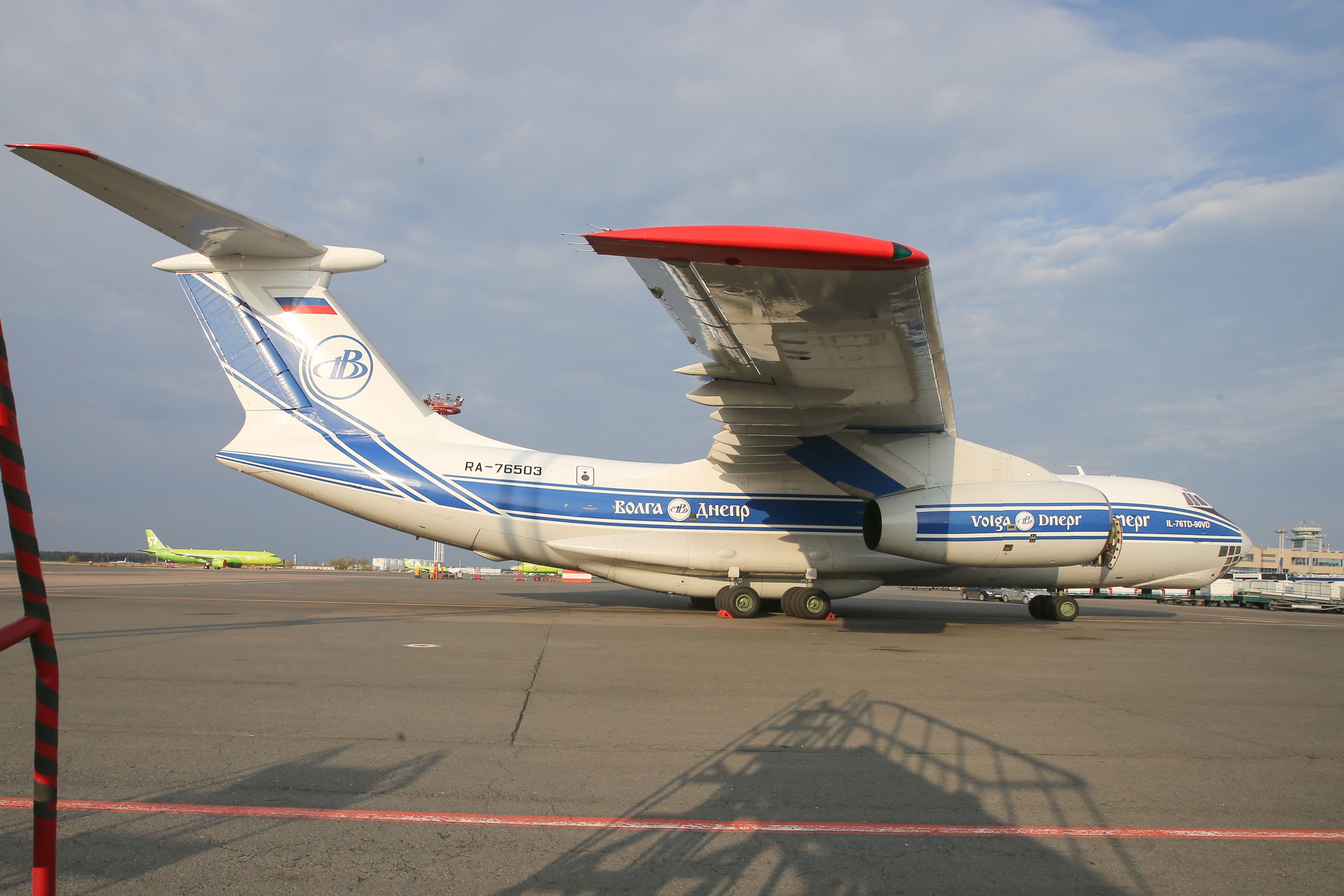 A general view of Volga-Dnepr Airlines Ilyushin Il-76TD-90VD