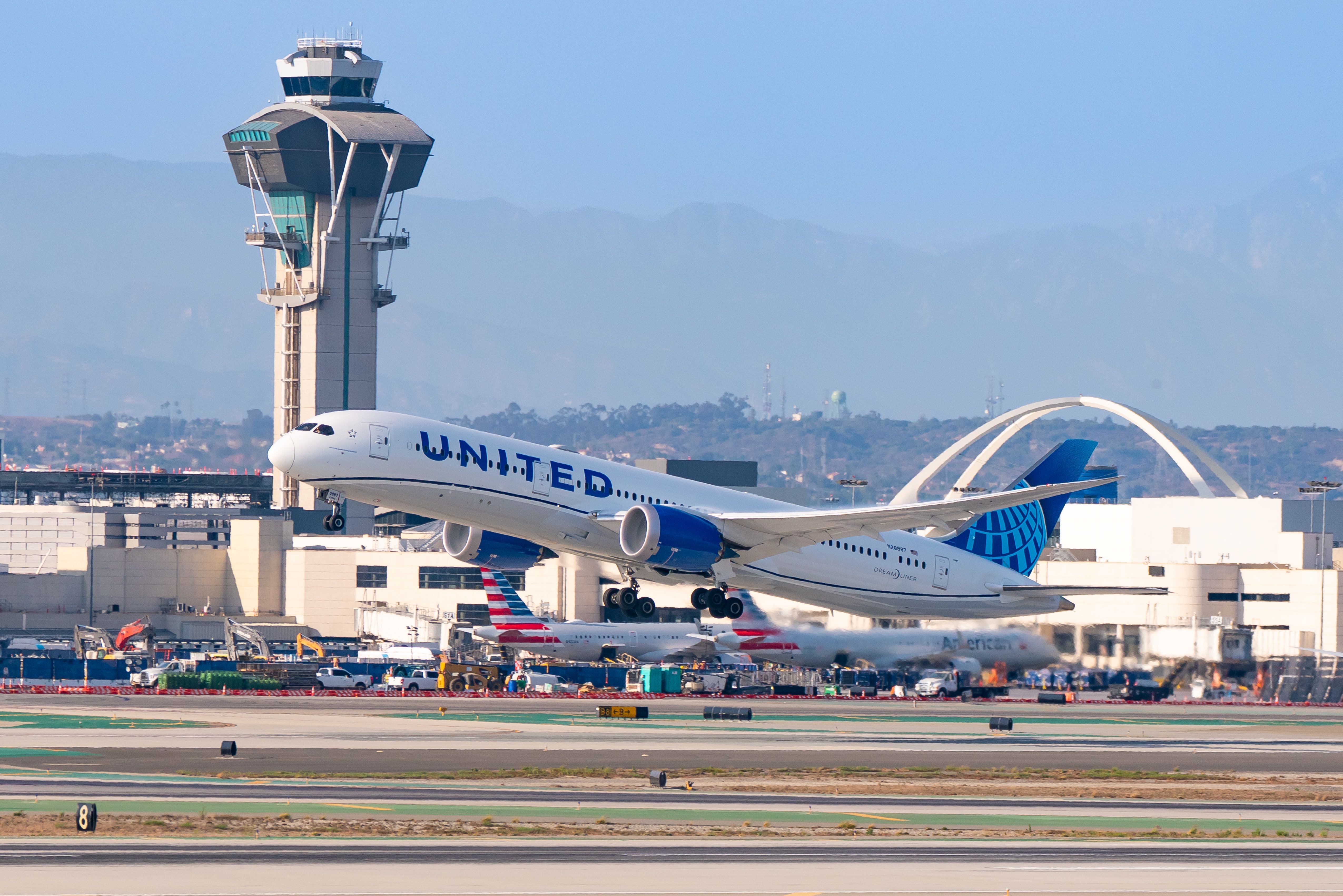 US airlines at LAX airport getty
