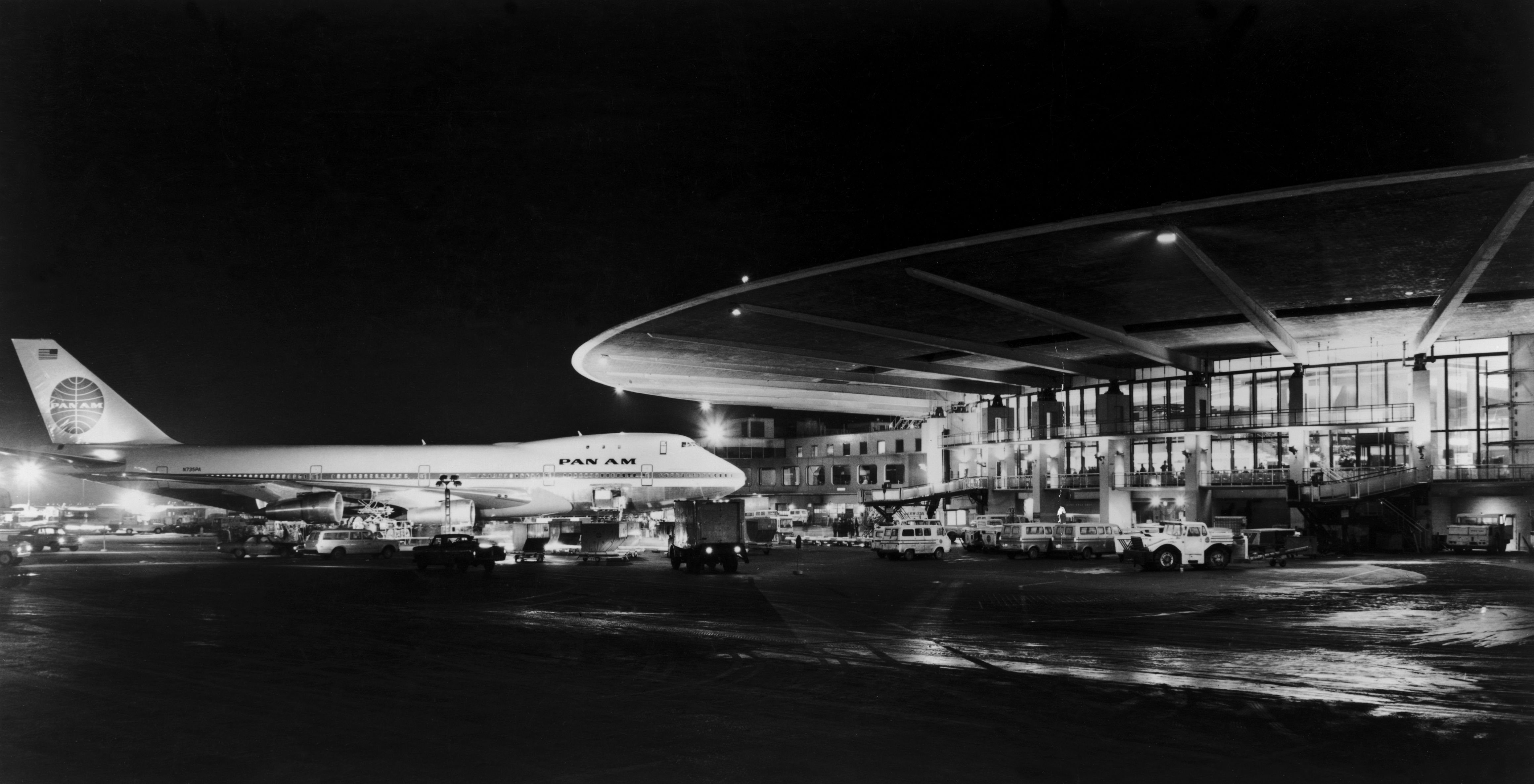 Pan Am Boeing 747 at JFK Airport