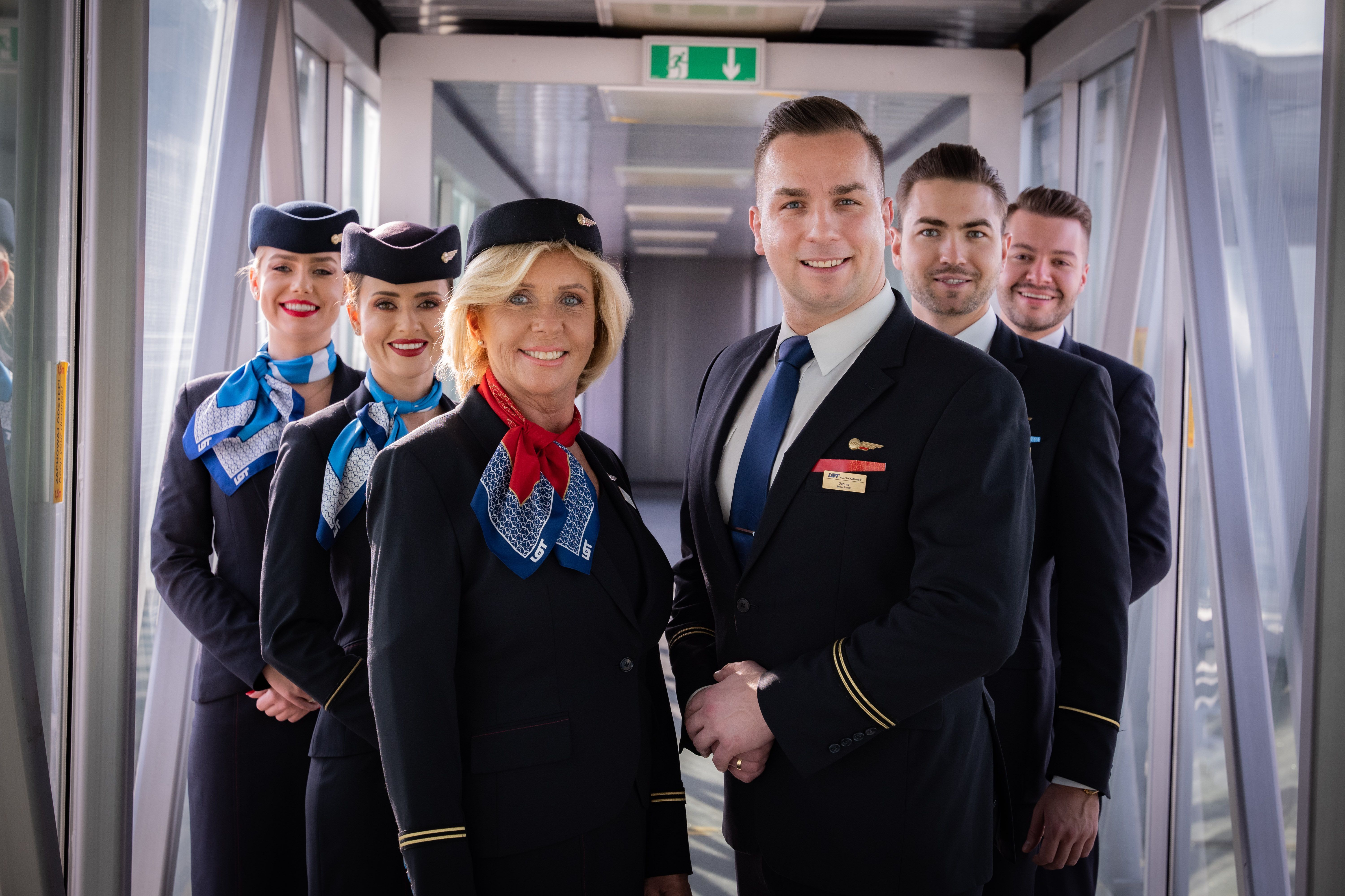 LOT Polish Airlines cabin crew