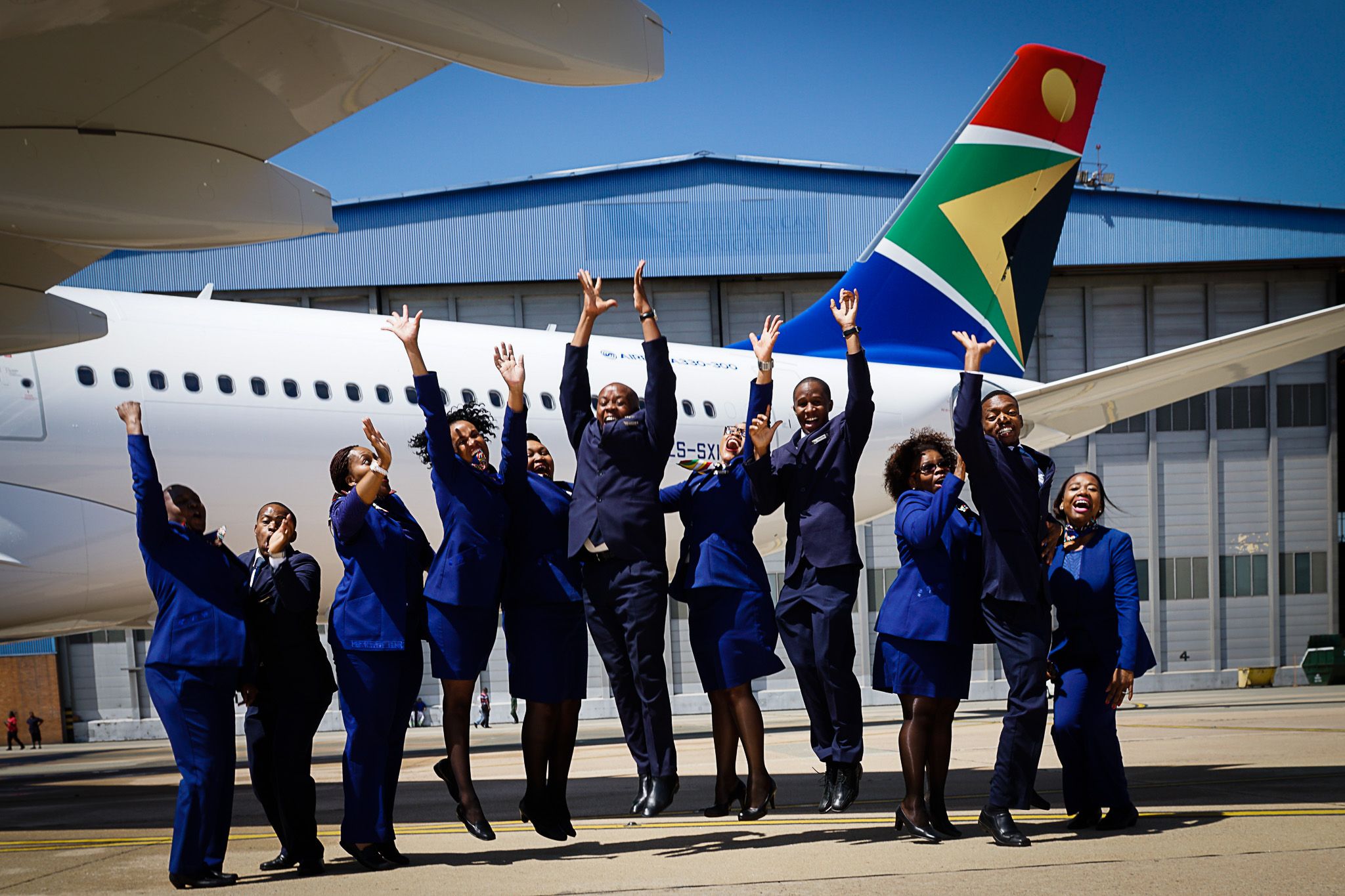A330 South African Airways cabin crew