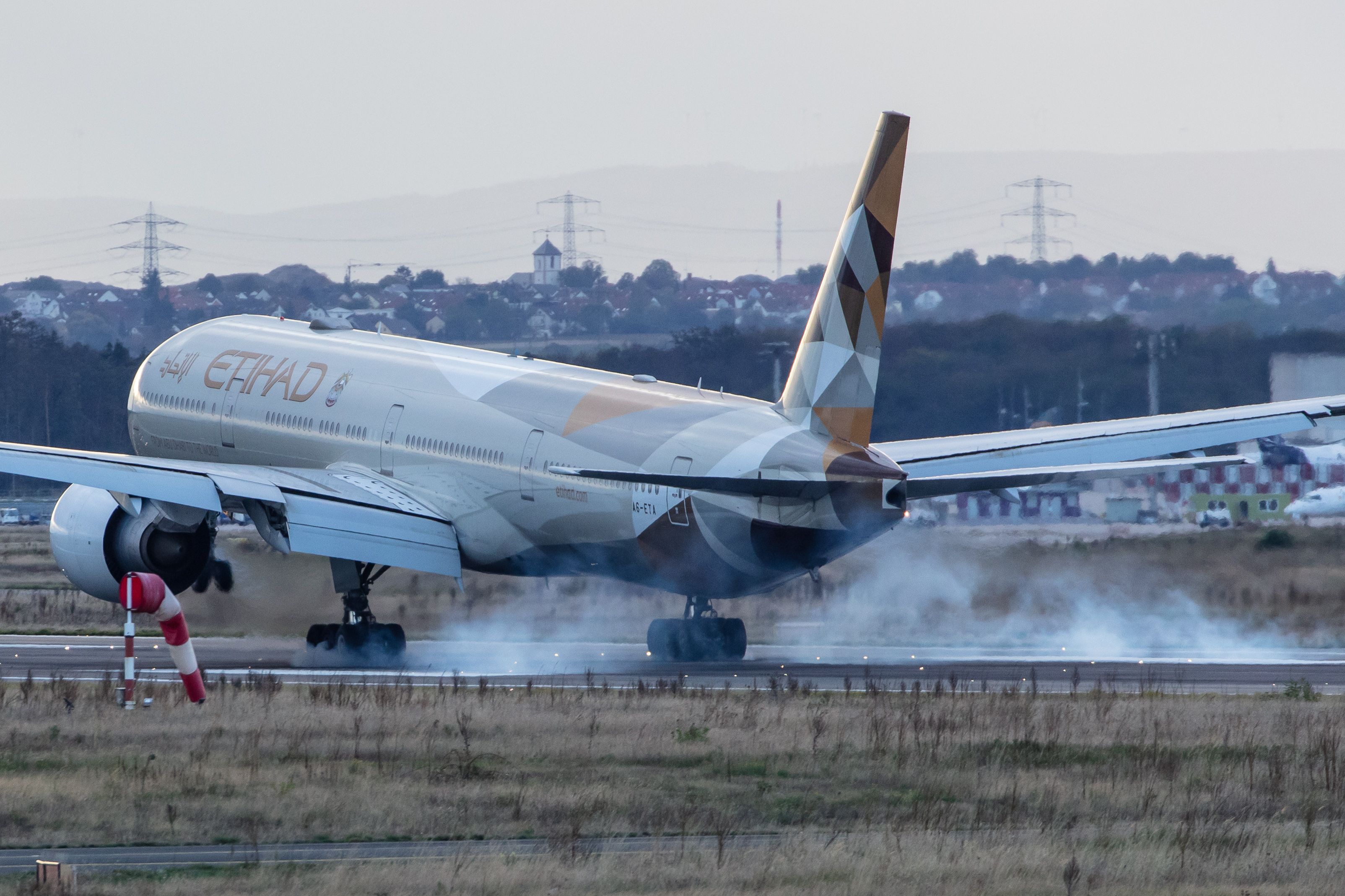 Etihad 777 Frankfurt Airport