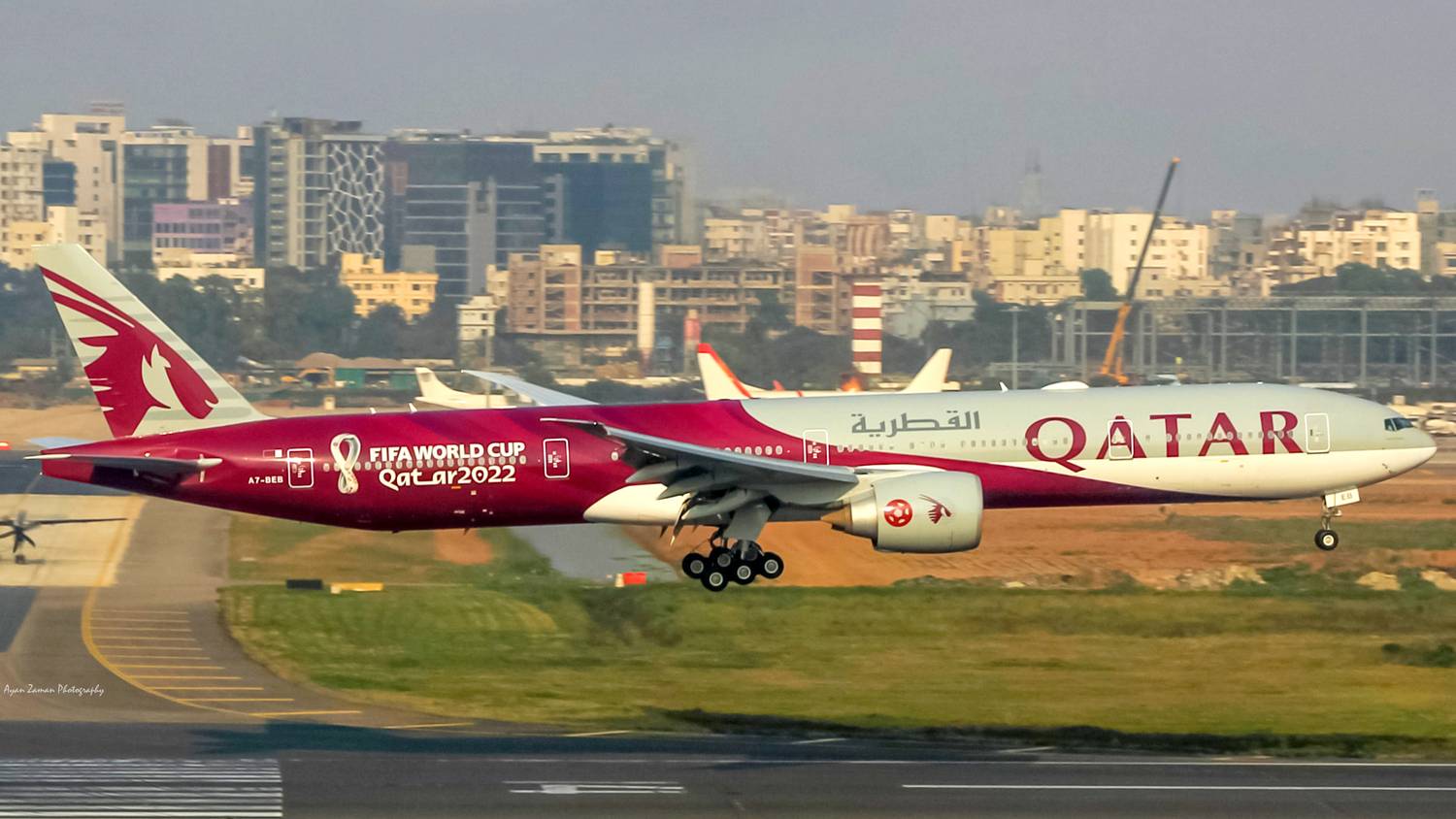 A7-BEB | Qatar Airways (FIFA World Cup 2022 Livery) | Boeing 777-3DZER