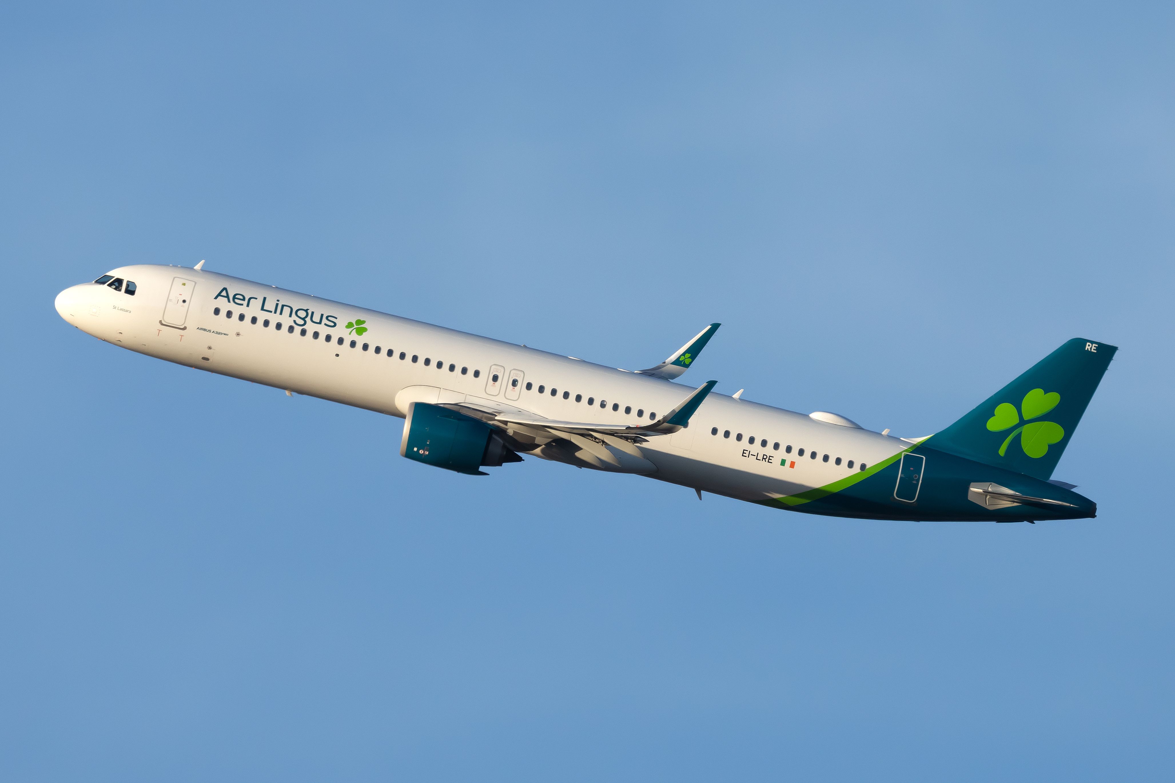 Aer Lingus Airbus A321 in flight