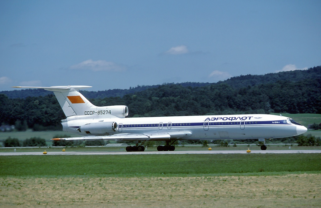 Aeroflot Tupolev Tu-154