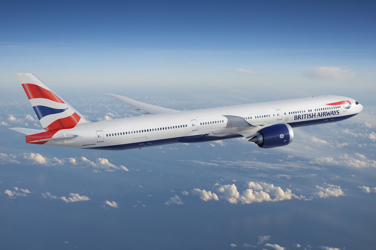 British Airways 777X graphic