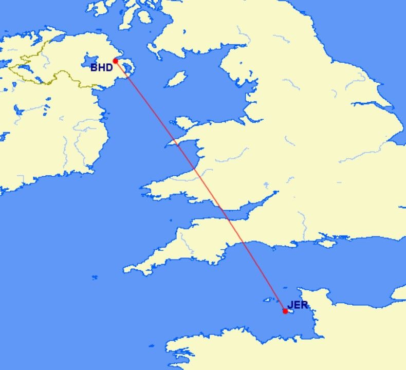 Flights from store jersey to belfast