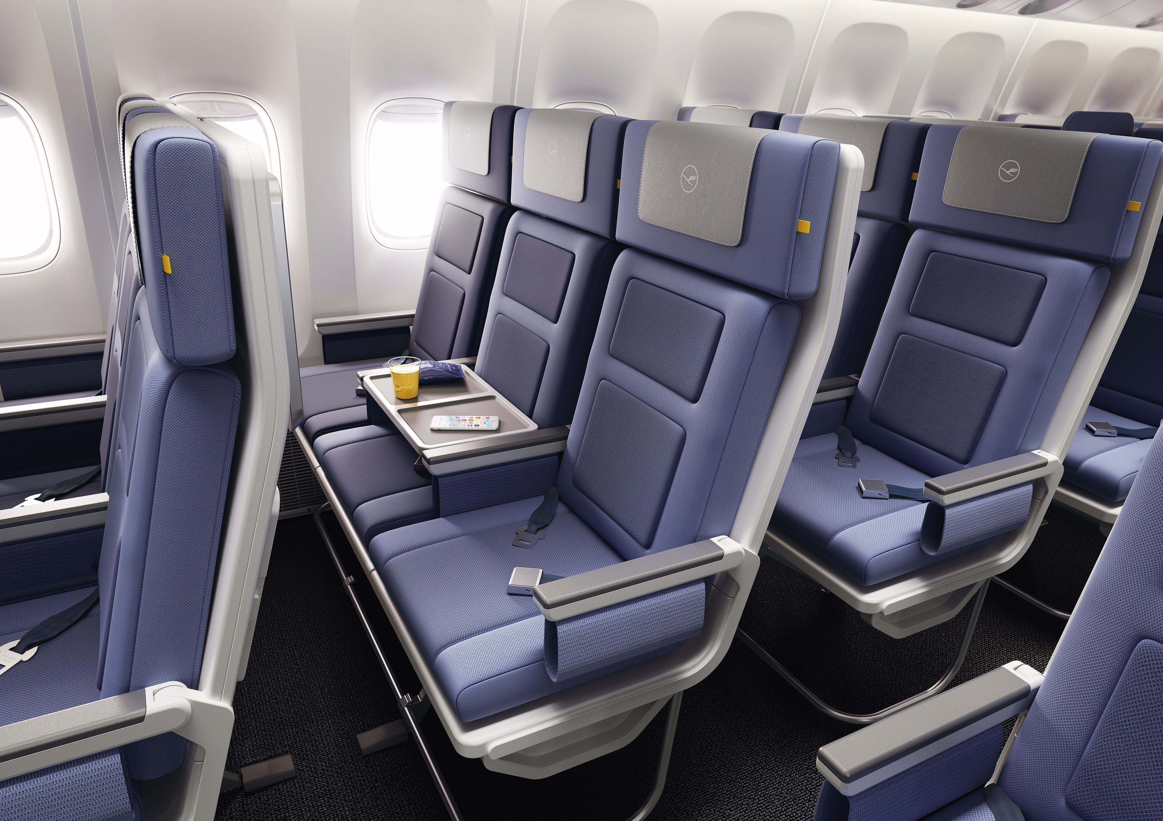 Lufthansa economy seats under Allegris