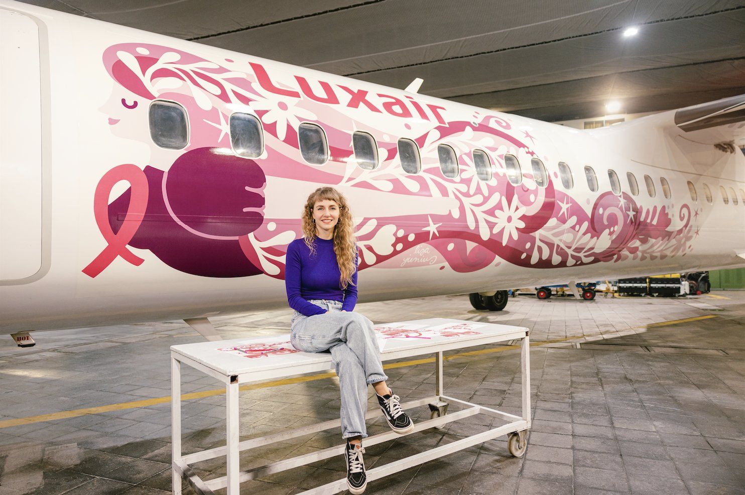Luxair Think Pink Livery