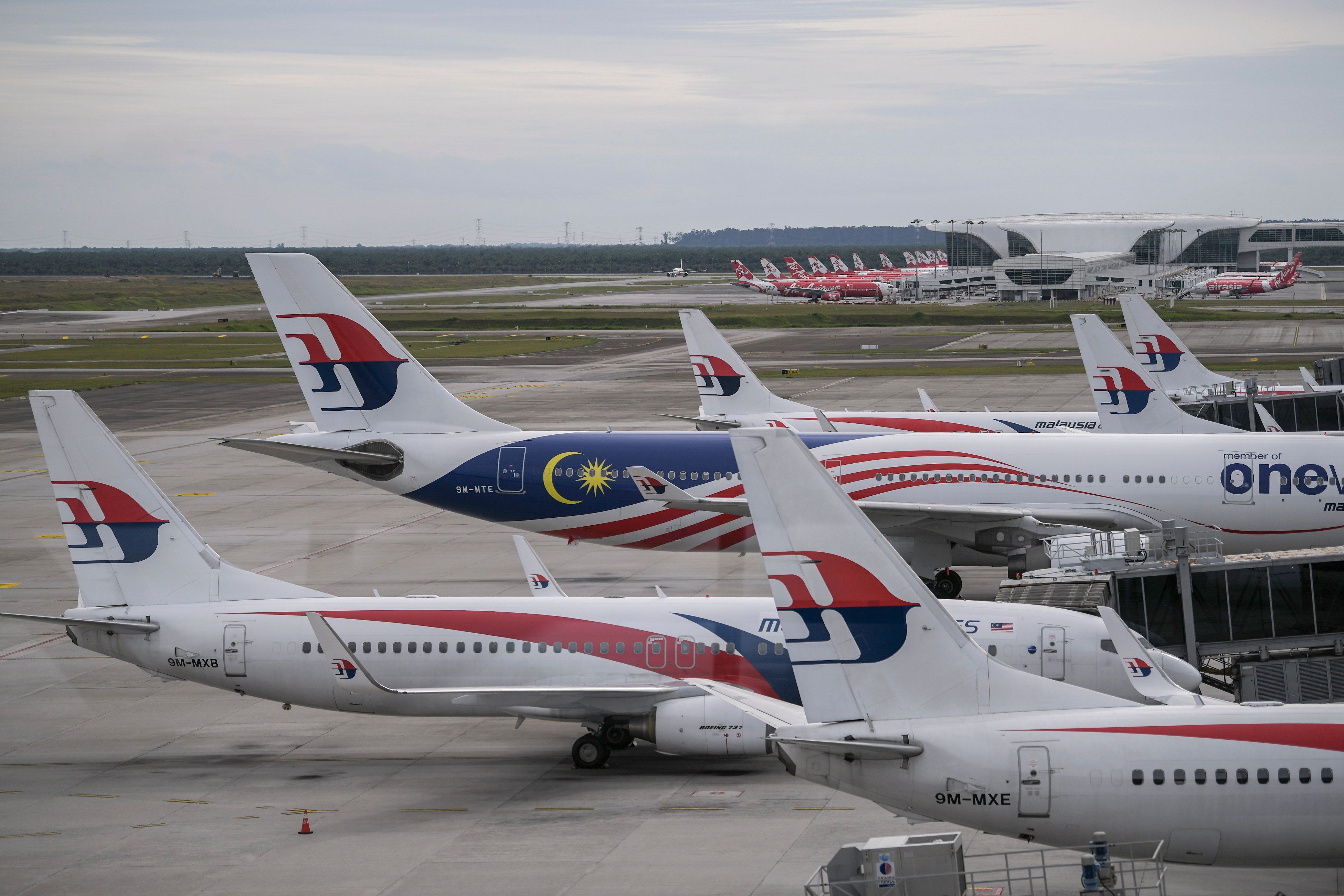 Malaysia airlines aircraft