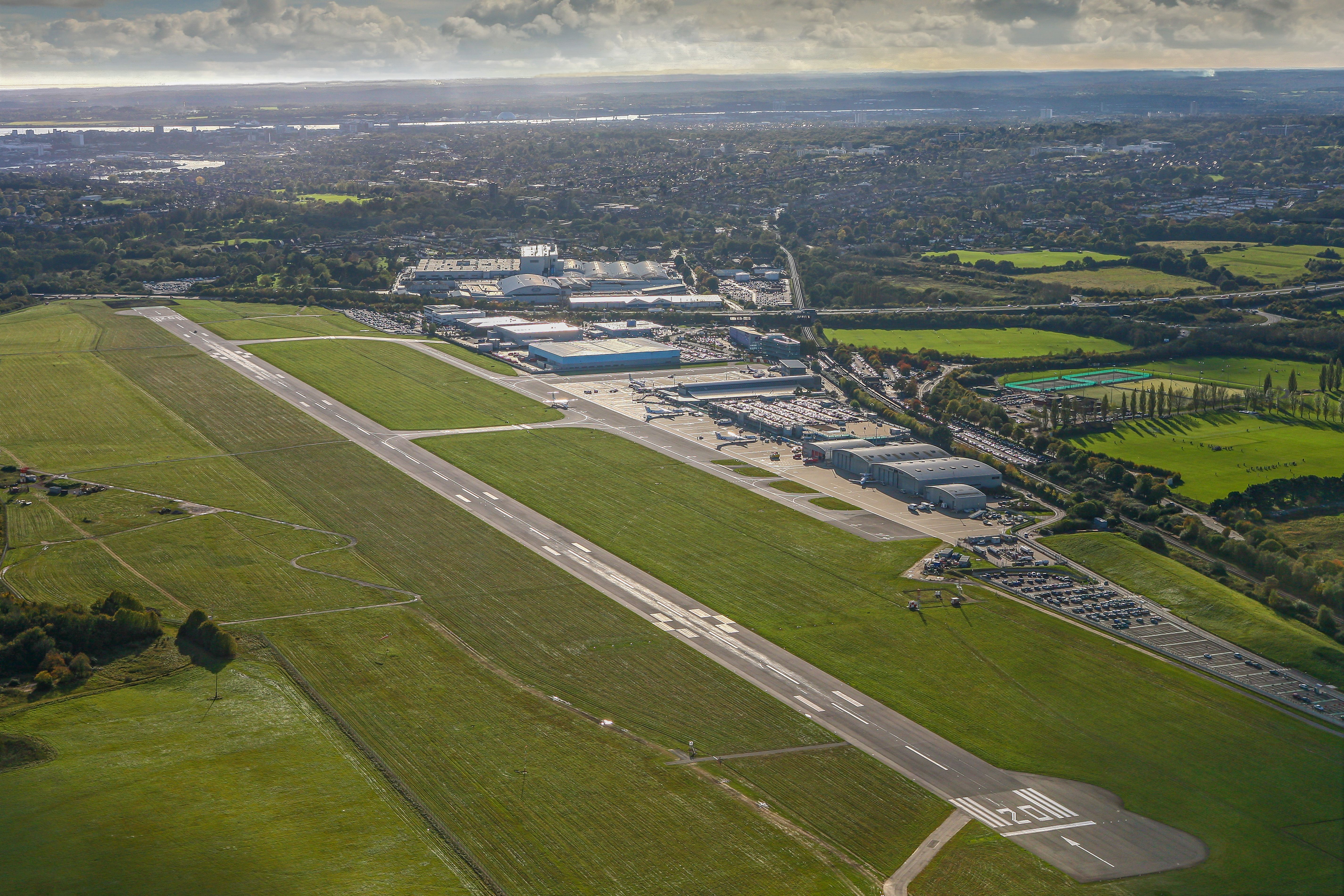 Southampton Airport Aerial View