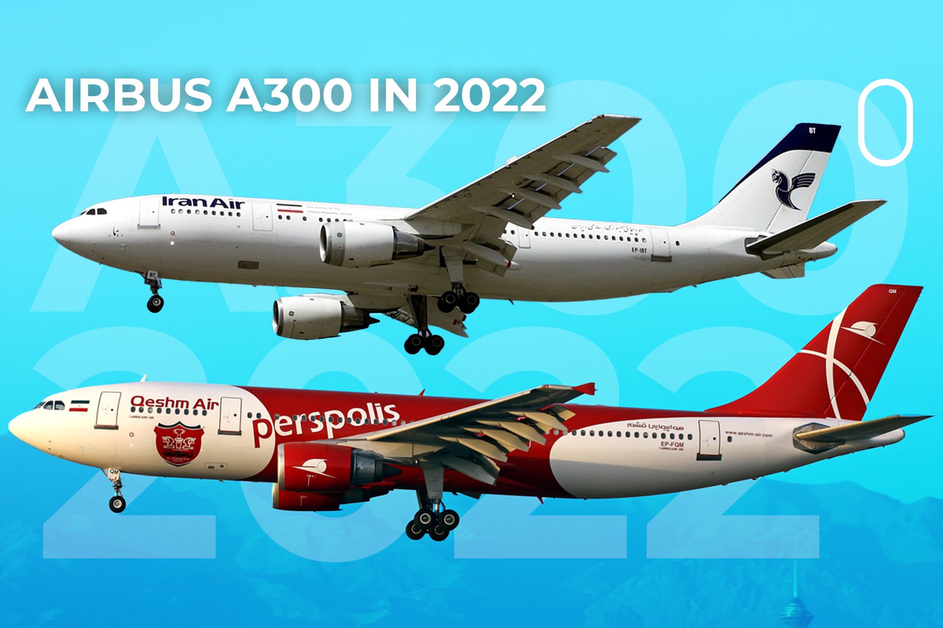 ¿Qué aerolíneas vuelan con Airbus A300 de pasajeros en 2022?