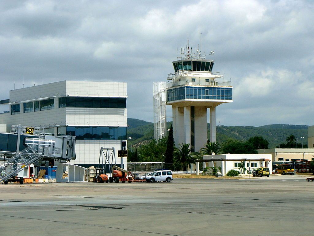 The Ibiza Airport ATC Tower.