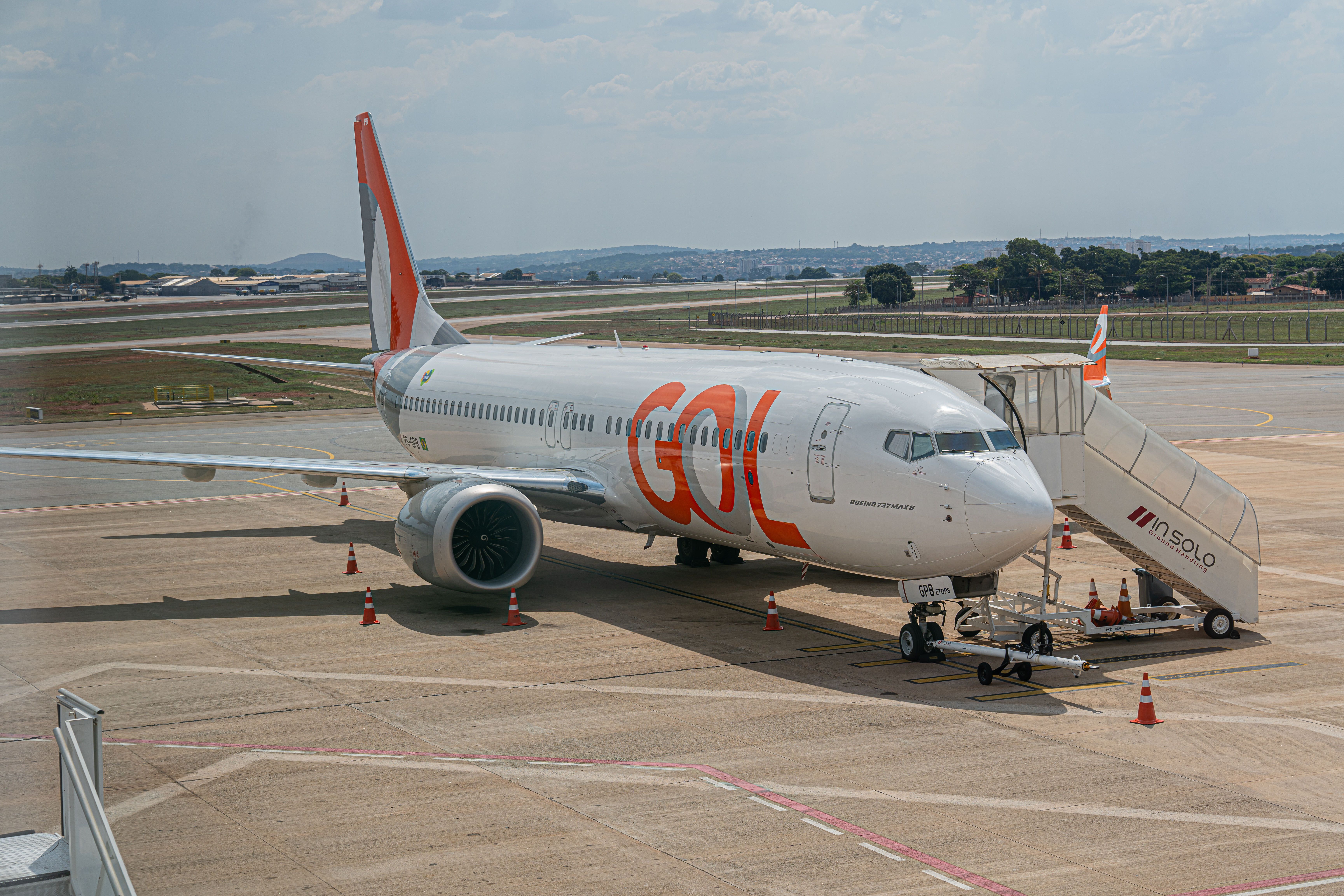 A GOL Boeing 737 MAX 8 aircraft