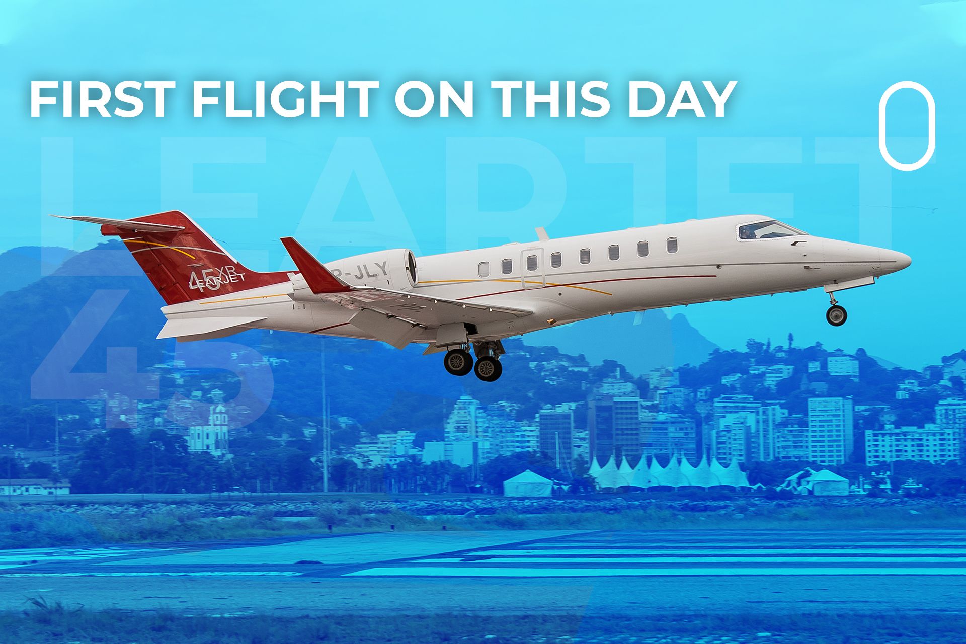 On This Day In 1995 The Learjet 45 Flew For The First Time