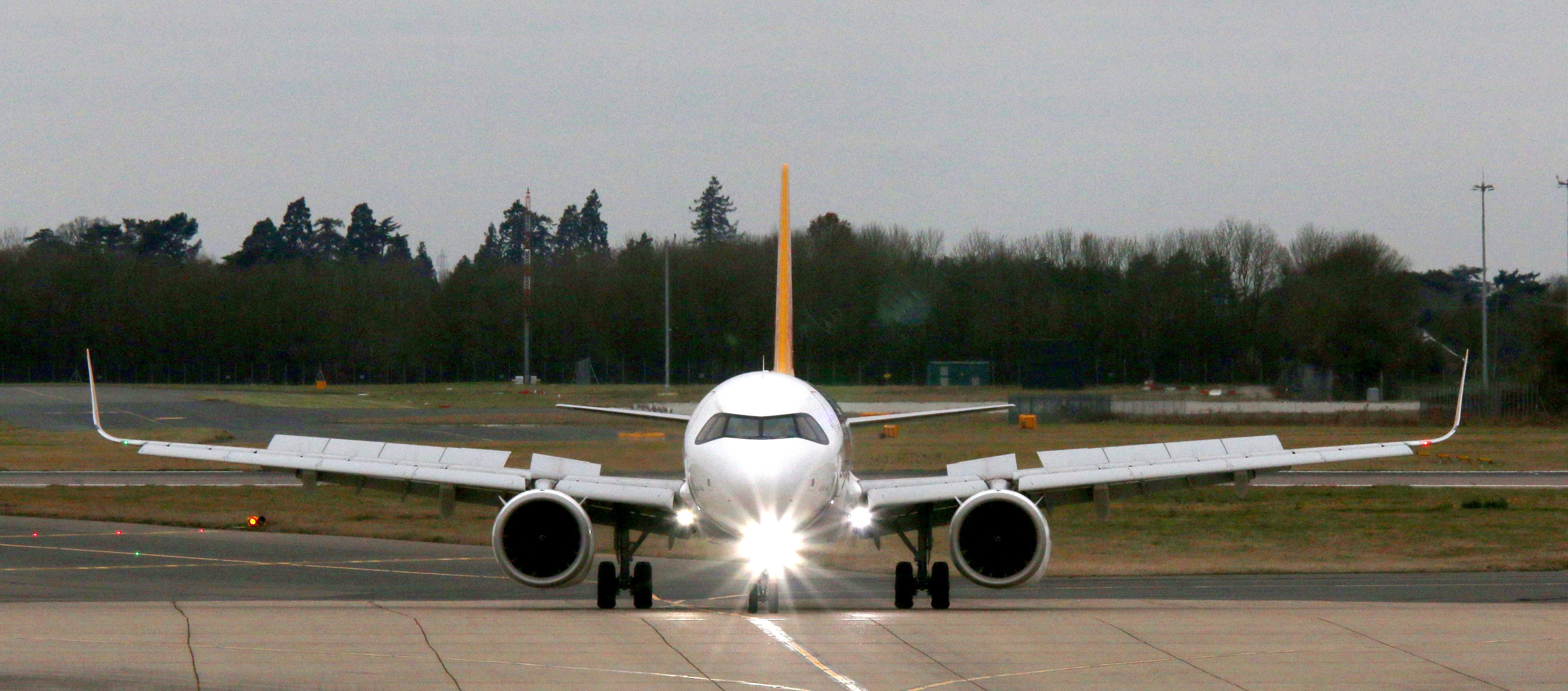 Pegasus A321neo exits runway