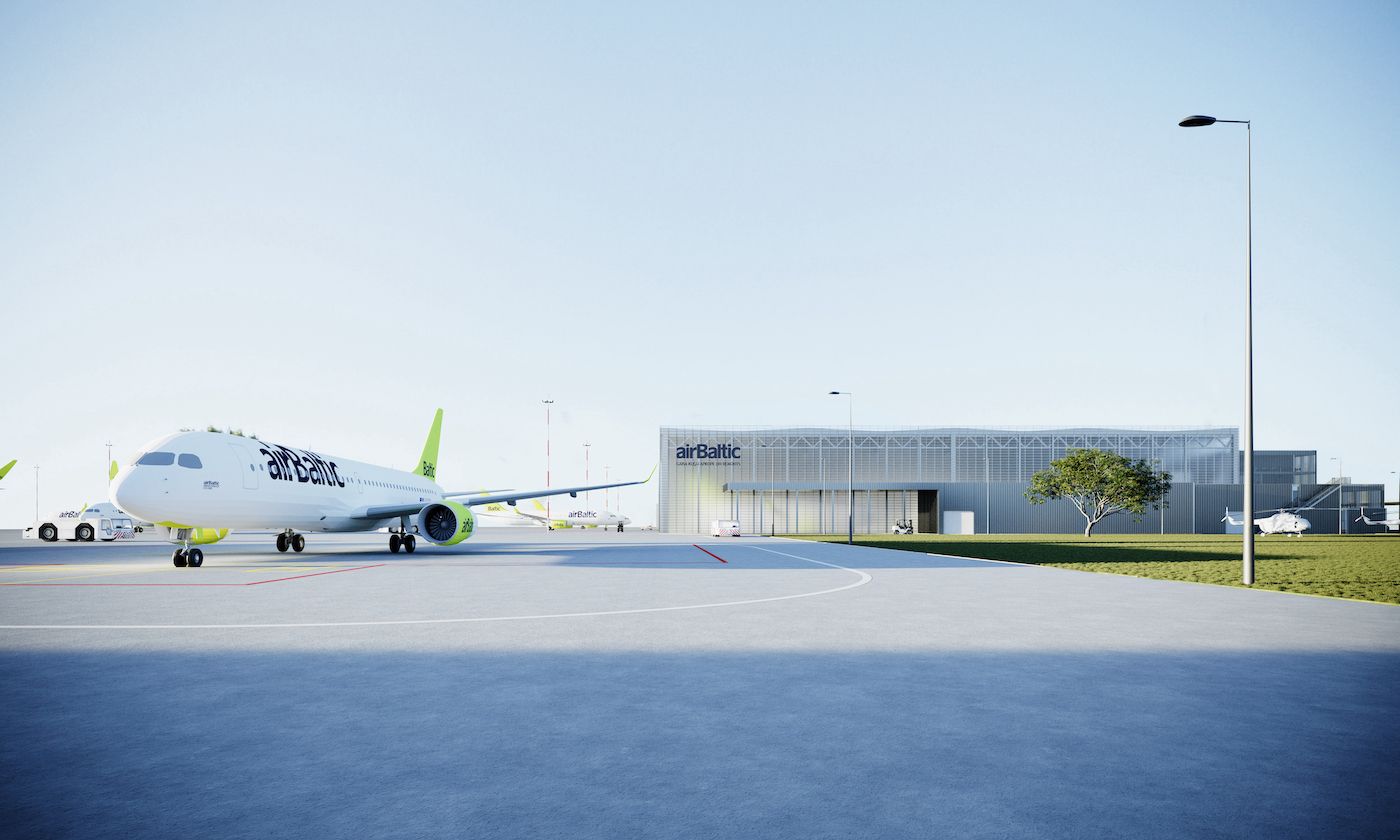 Riga Airport airBaltic
