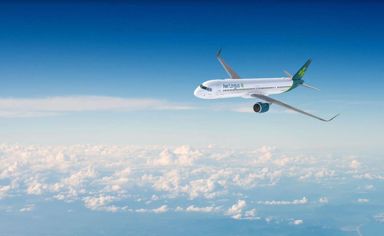 Aer Lingus Airbus A321neo in flight