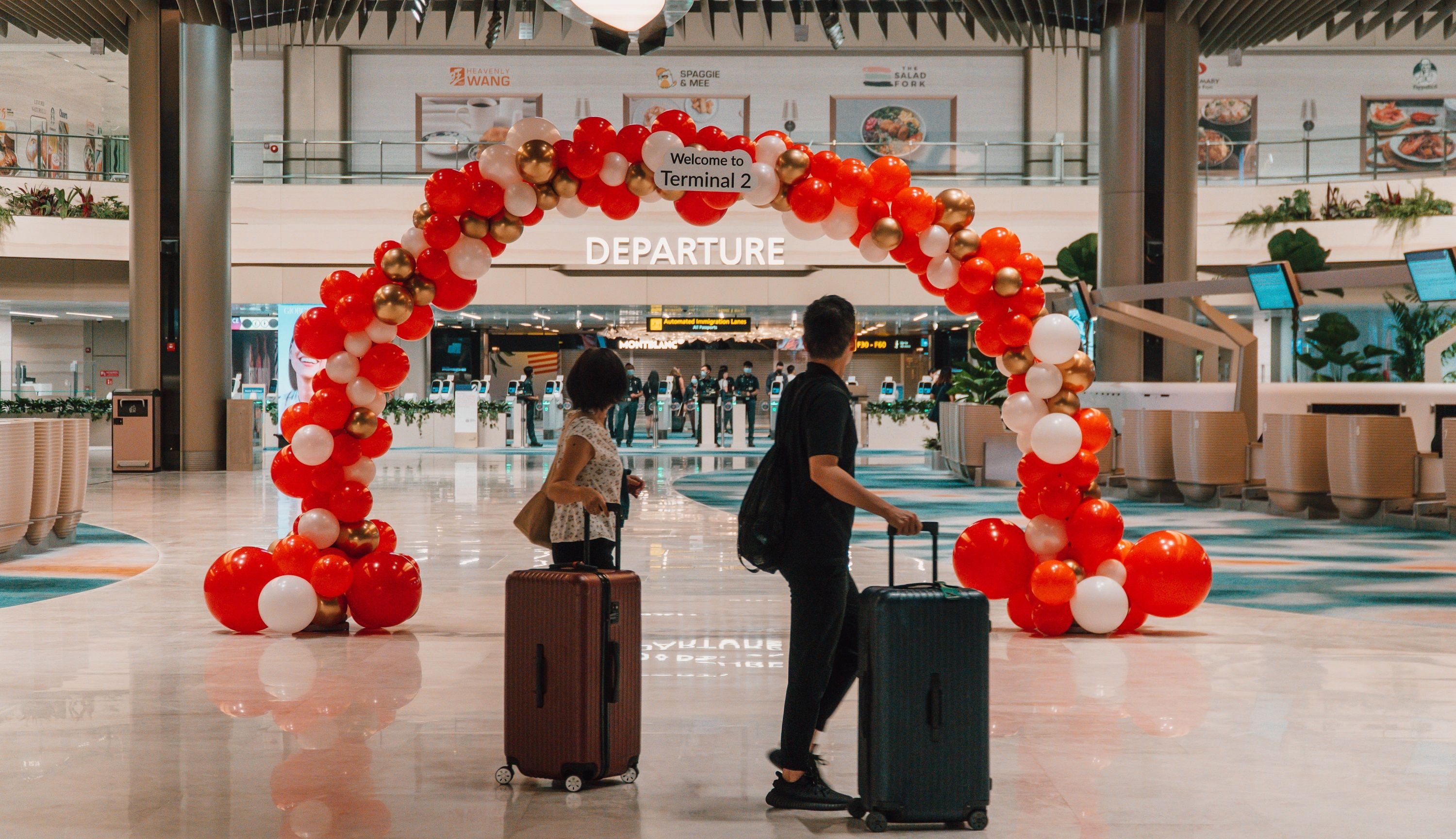 Singapore Changi T2 reopening departures hall