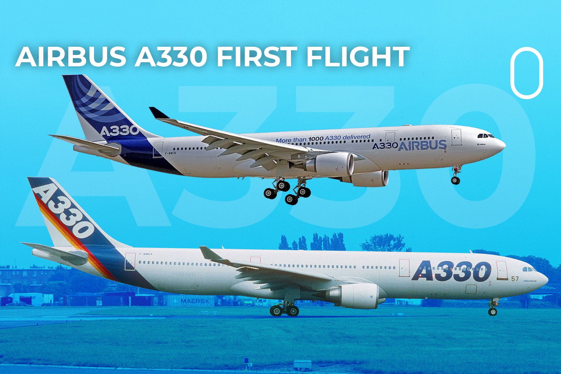 al exilio barro Teoría de la relatividad The Airbus A330 Made Its First Flight 30 Years Ago Today