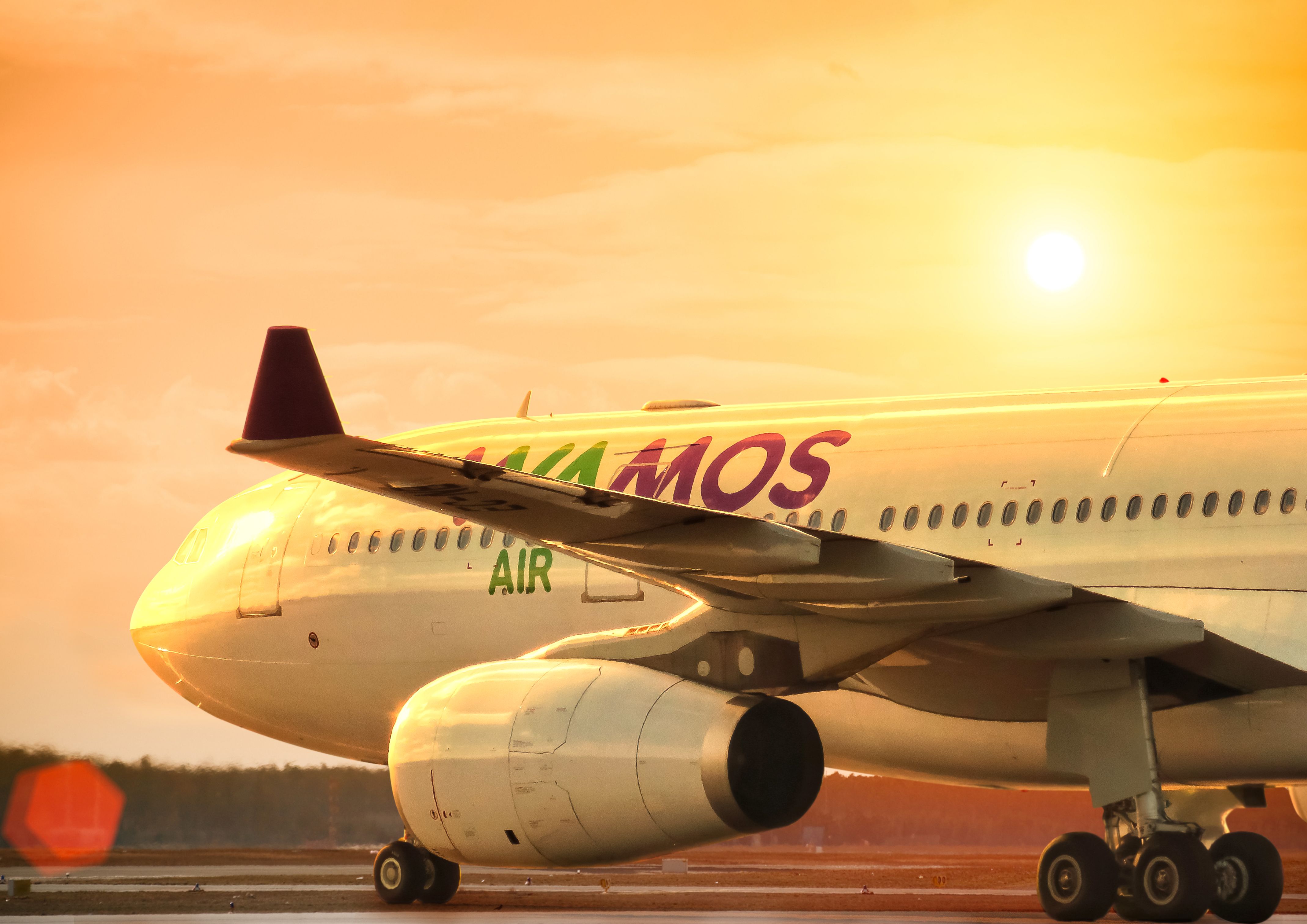 A Wamos Air A330 is on lease to Air New Zealand