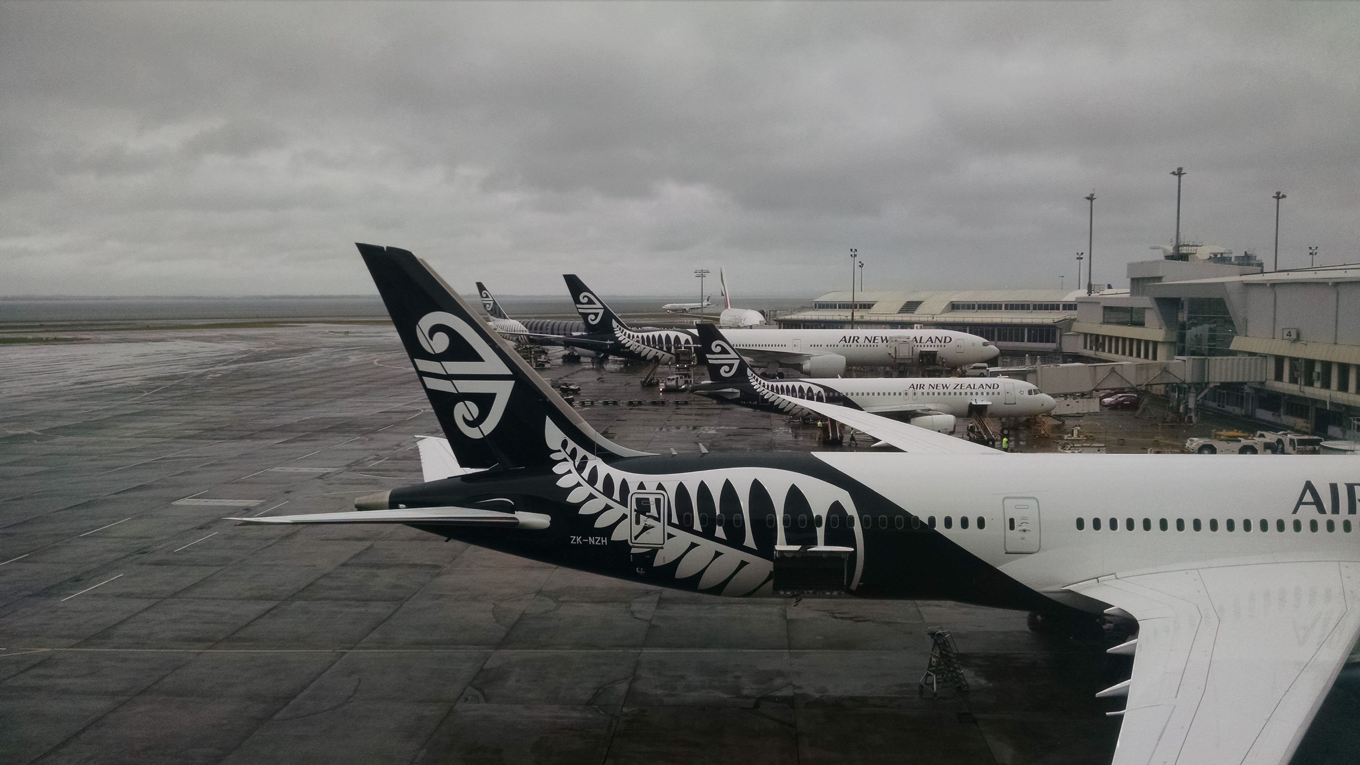 Air New Zealand Aircraft at Auckland Airport