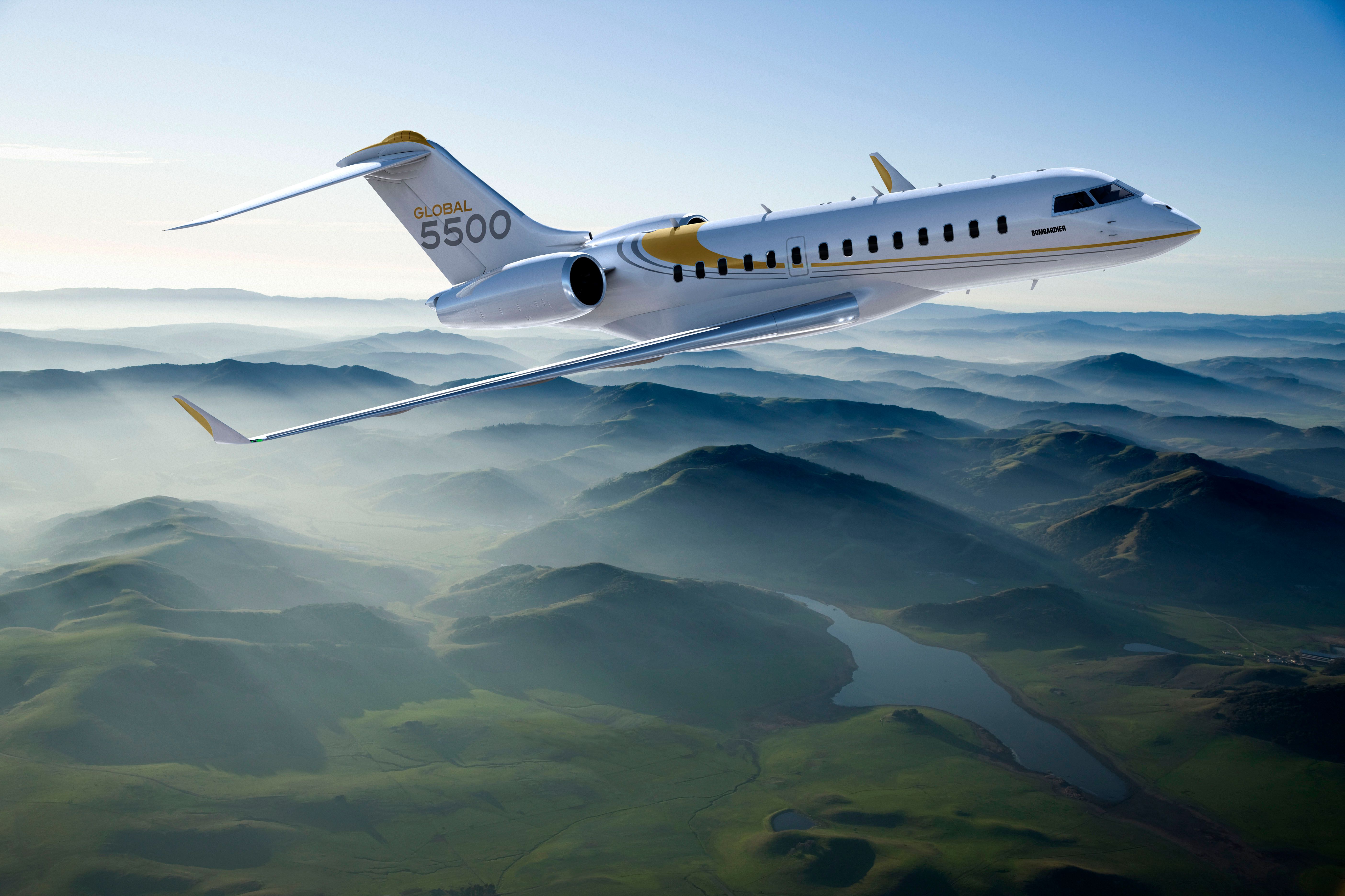 Bombardier Global 5500 aircraft