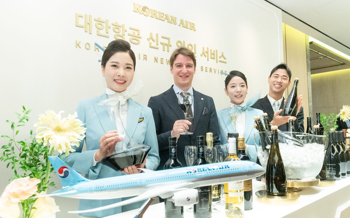 Korean Air To Launch 50 New Onboard Wines In March