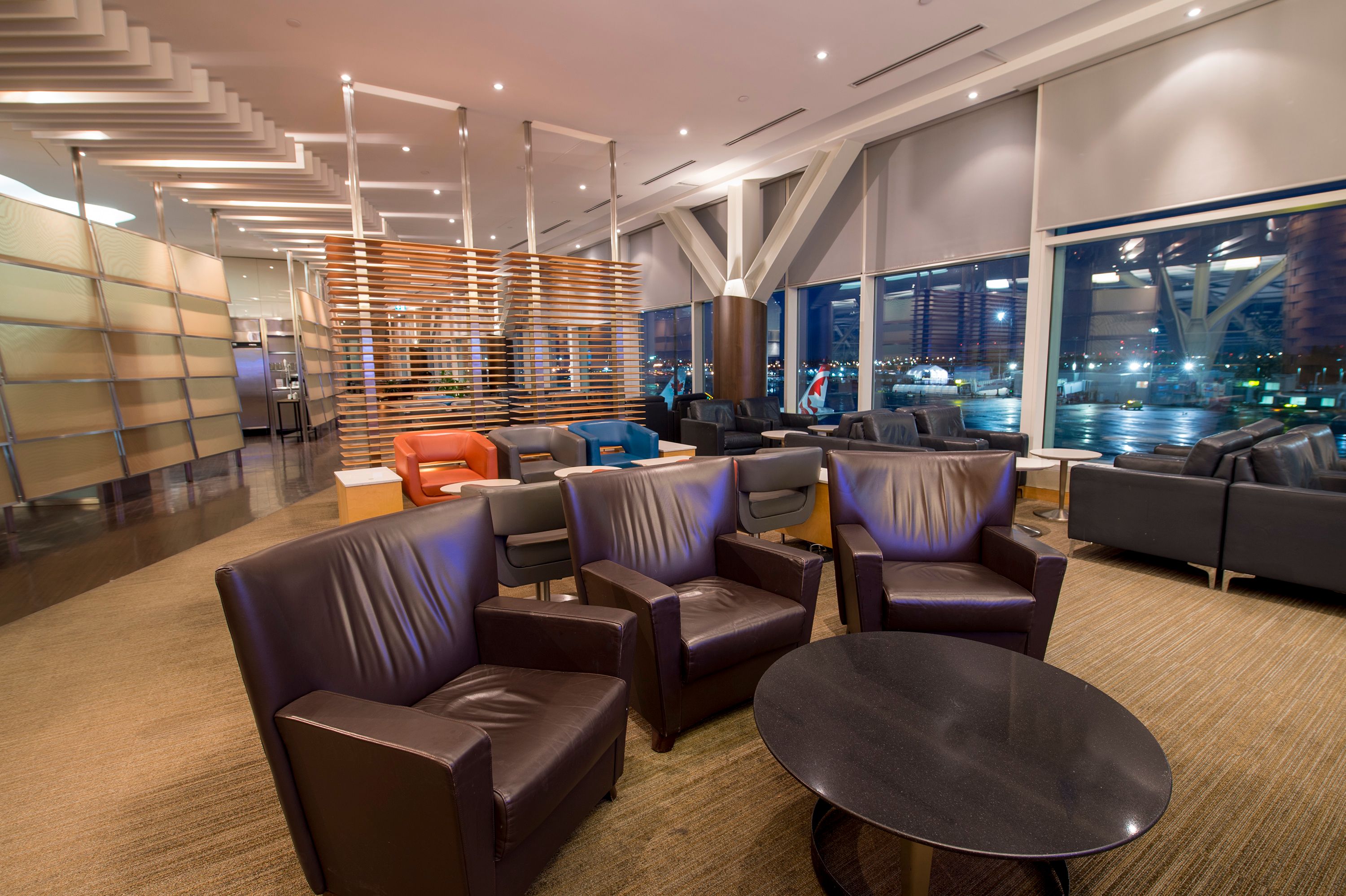 Air Canada's Maple Leaf lounge in Vancouver