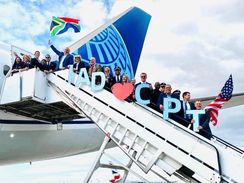 United Airways Will get Heroes Welcome On First Flight From Washington To Cape City
