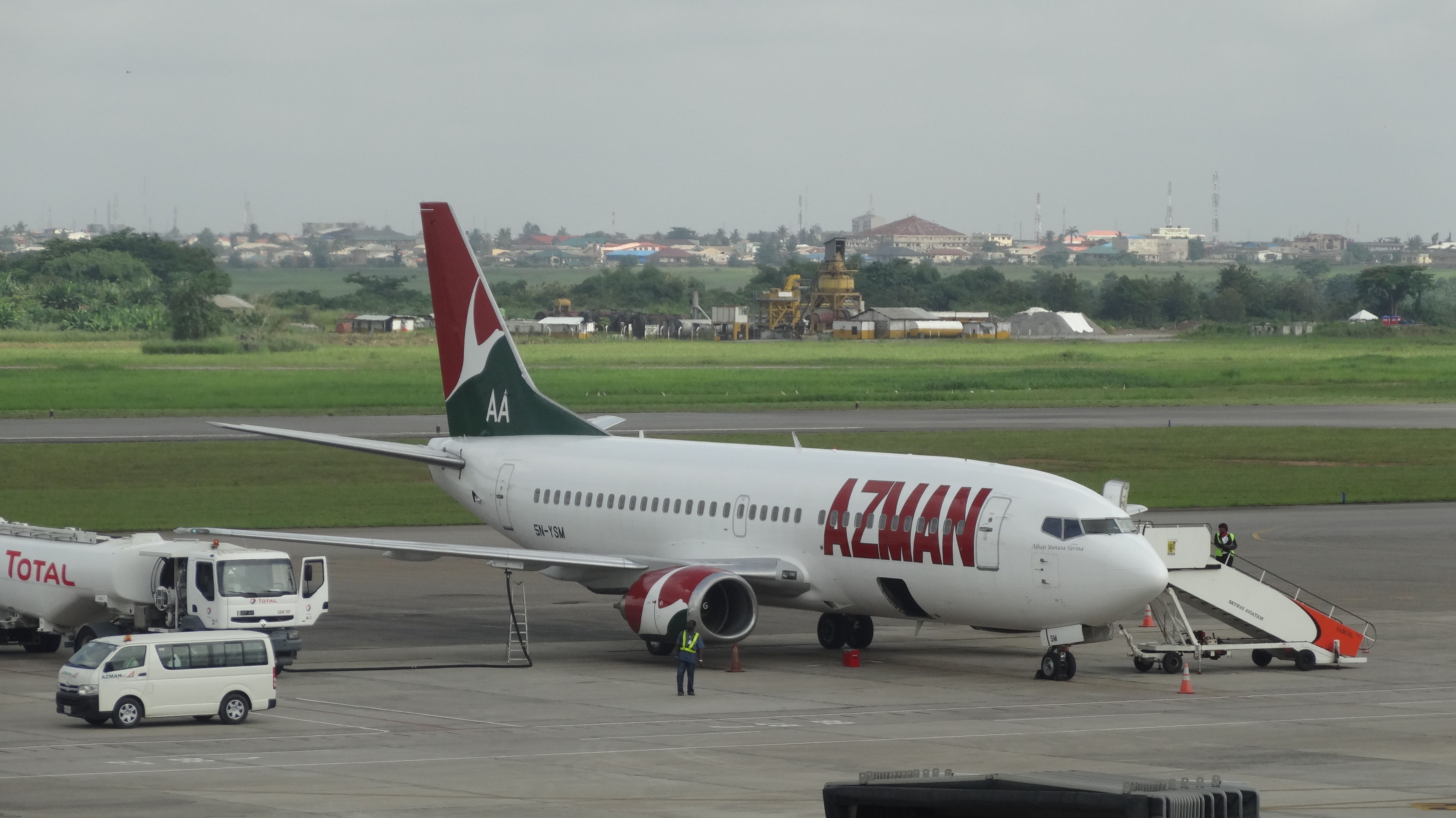 Azman Air Lagos Airport