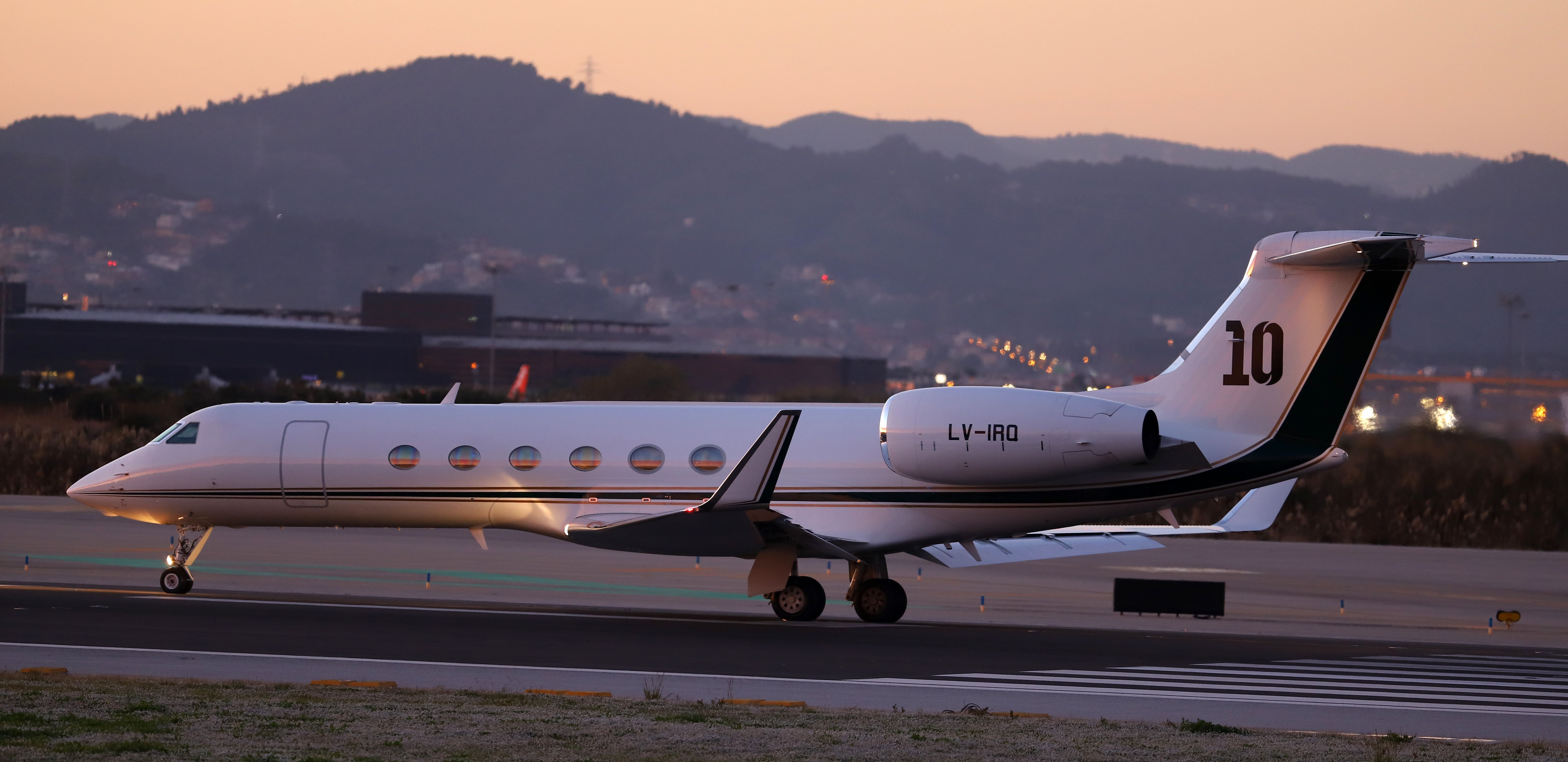 Messi Private Jet