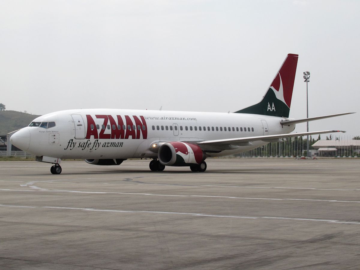 Azman Air aircraft