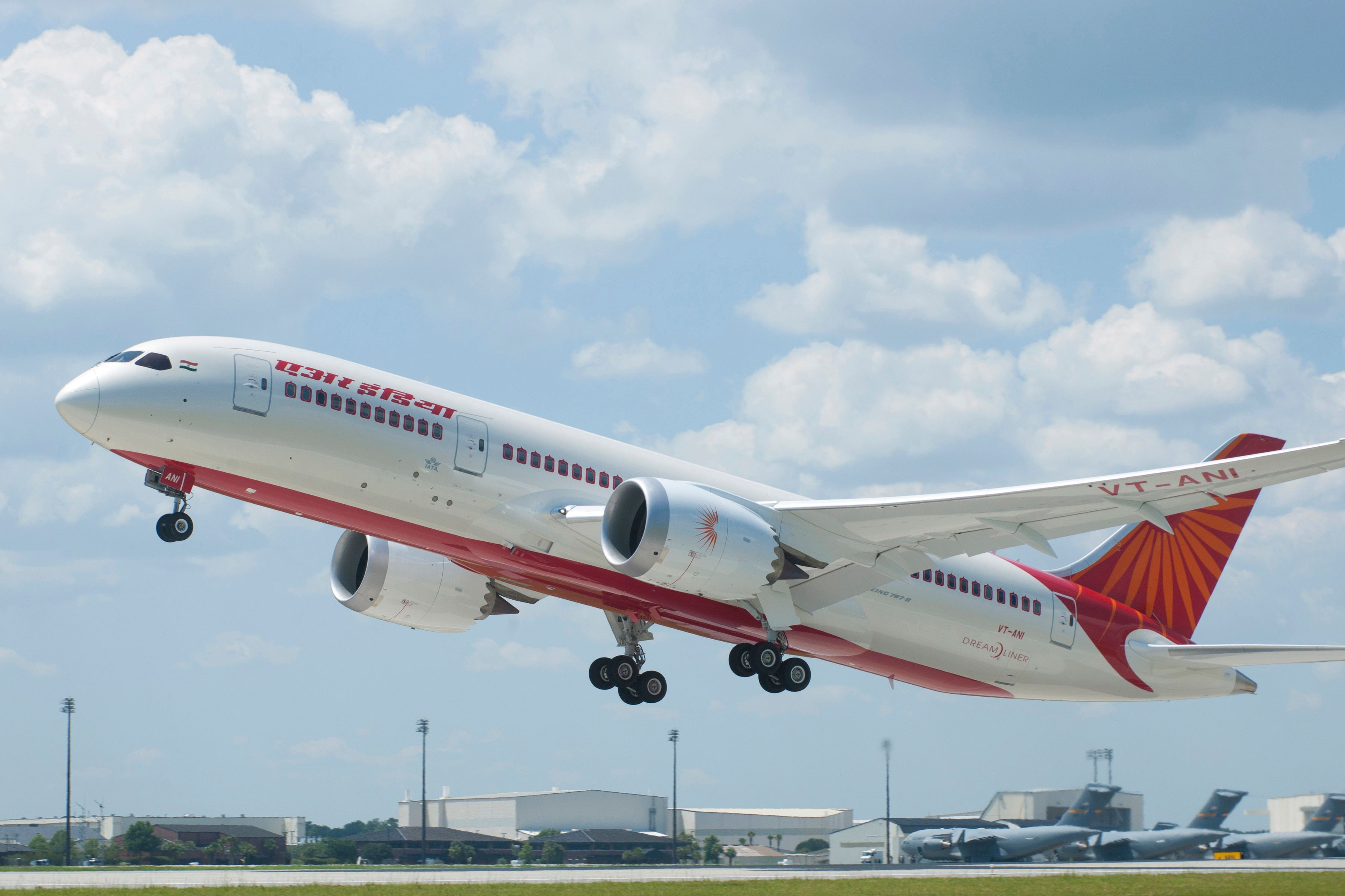 Air India Boeing 787 taking off
