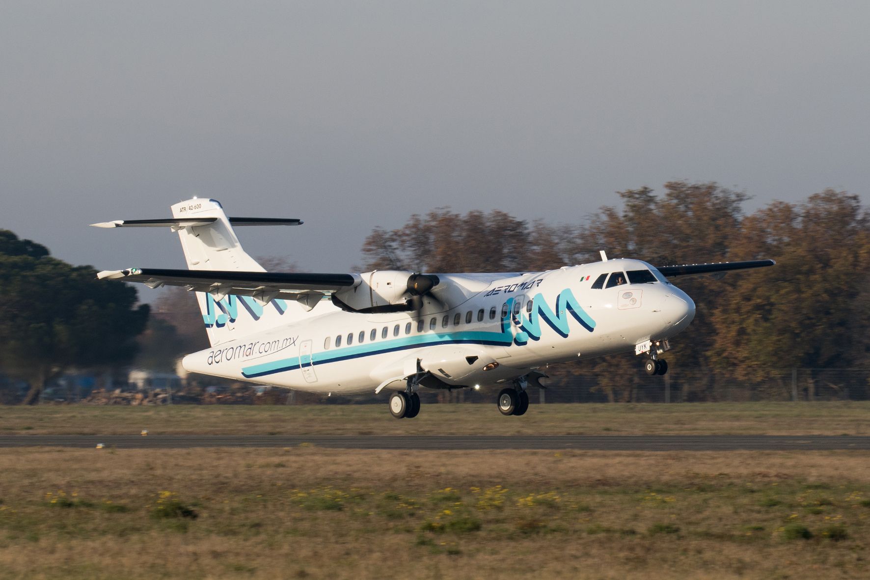 An Aeromar ATR aircraft. 